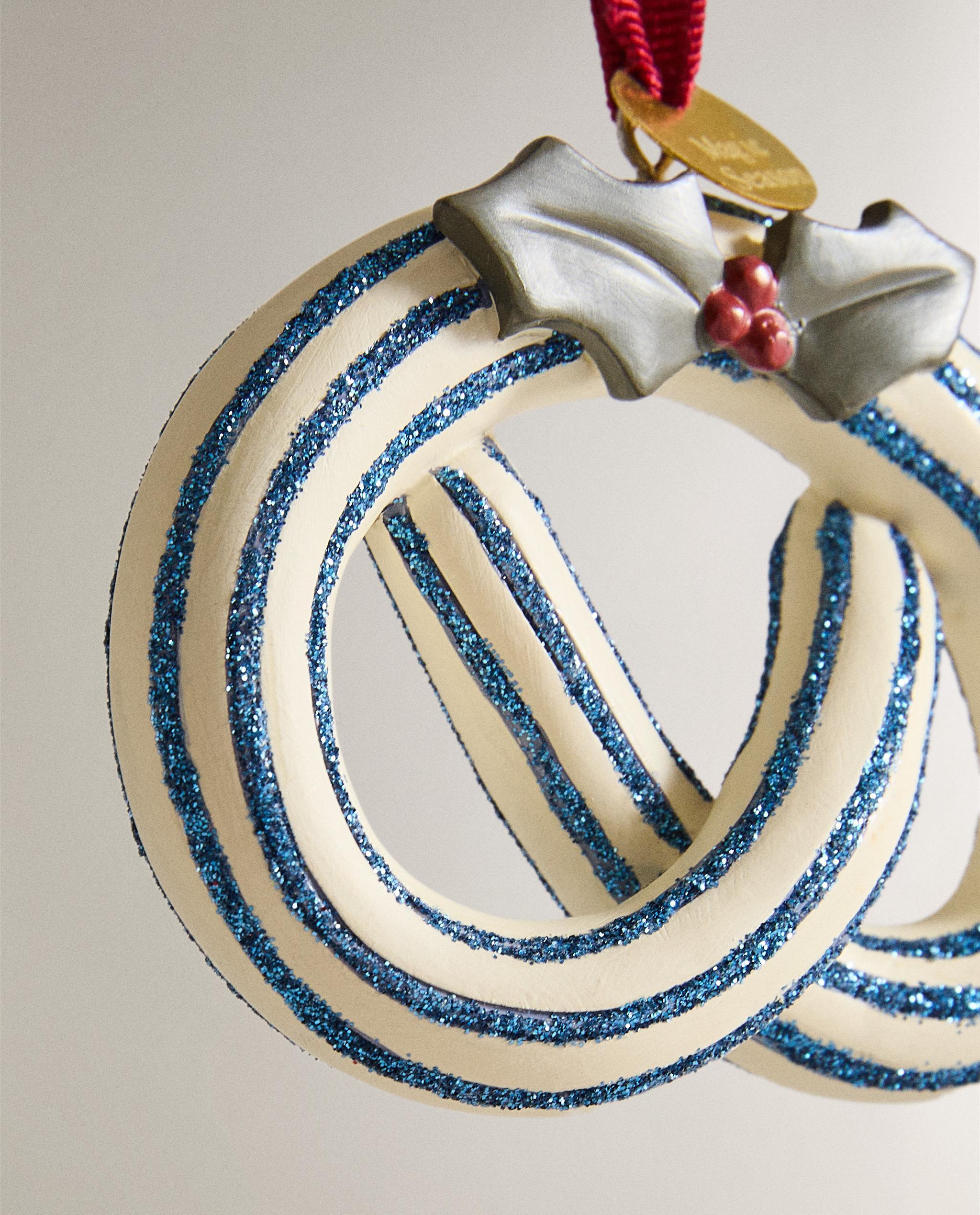 プレッツェル グリッター クリスマスツリーオーナメント | Zara Home