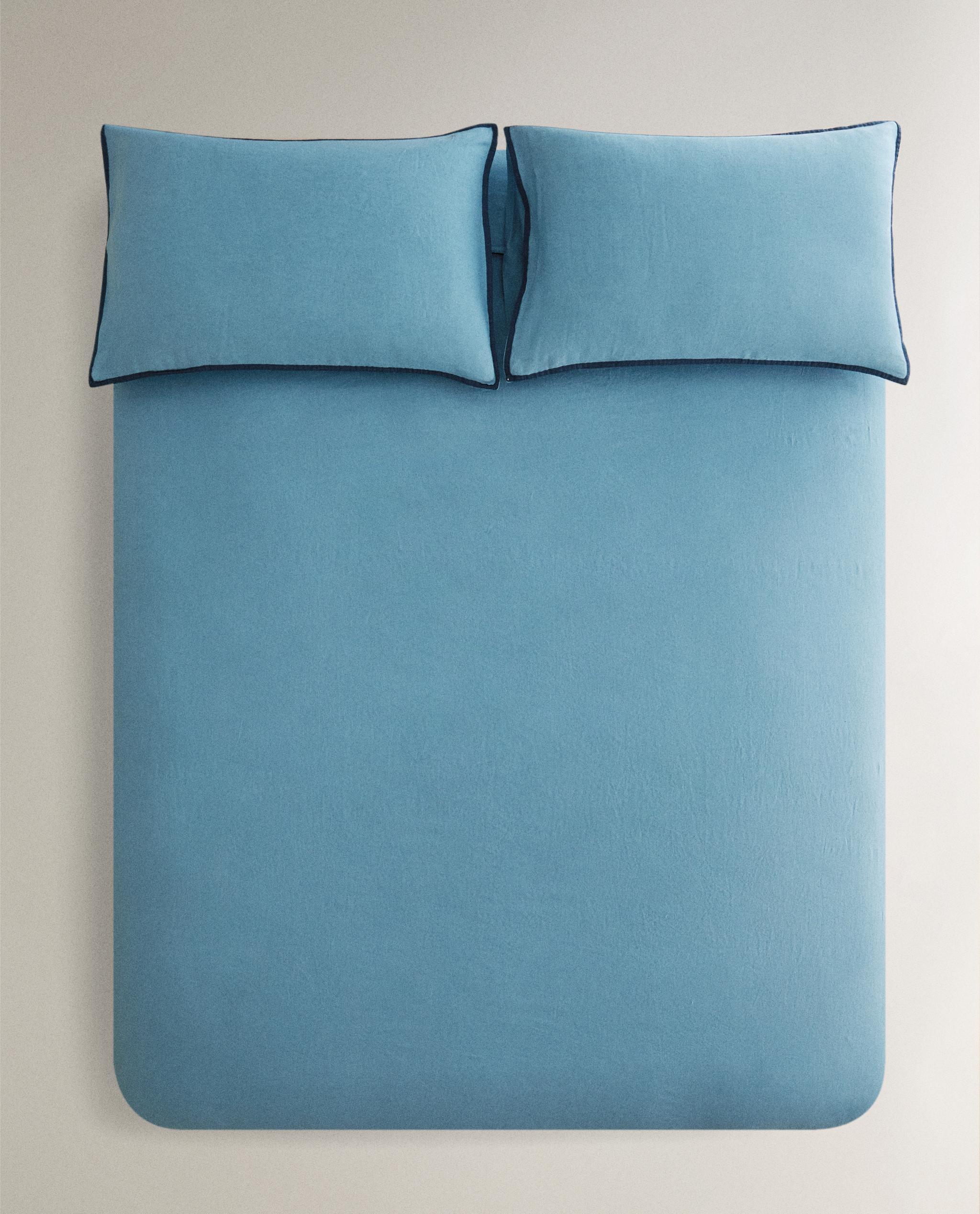 CONTRAST LINEN DUVET COVER product thumbnail 5