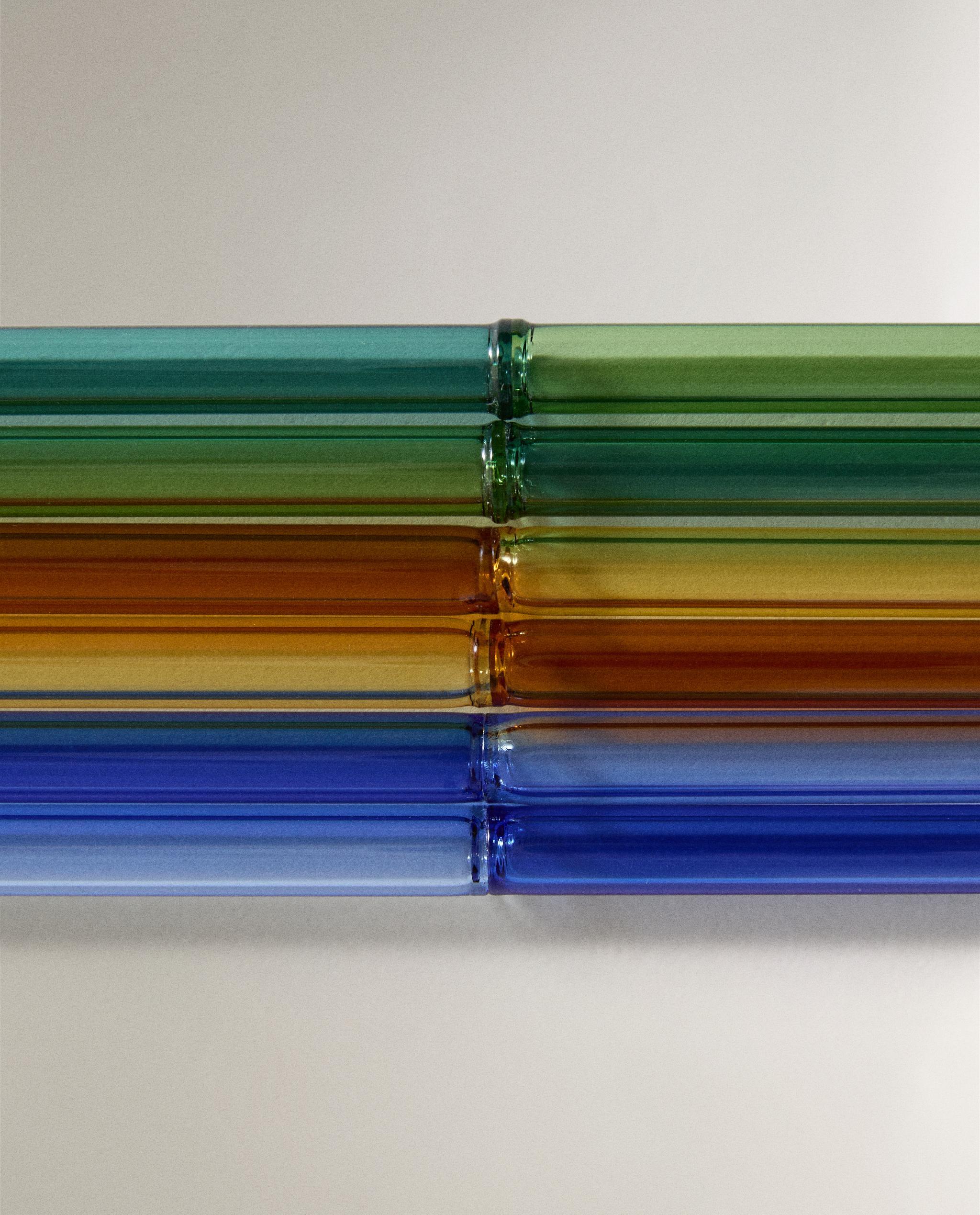PACK OF COLOURED BOROSILICATE STRAWS (PACK OF 6) product thumbnail 2