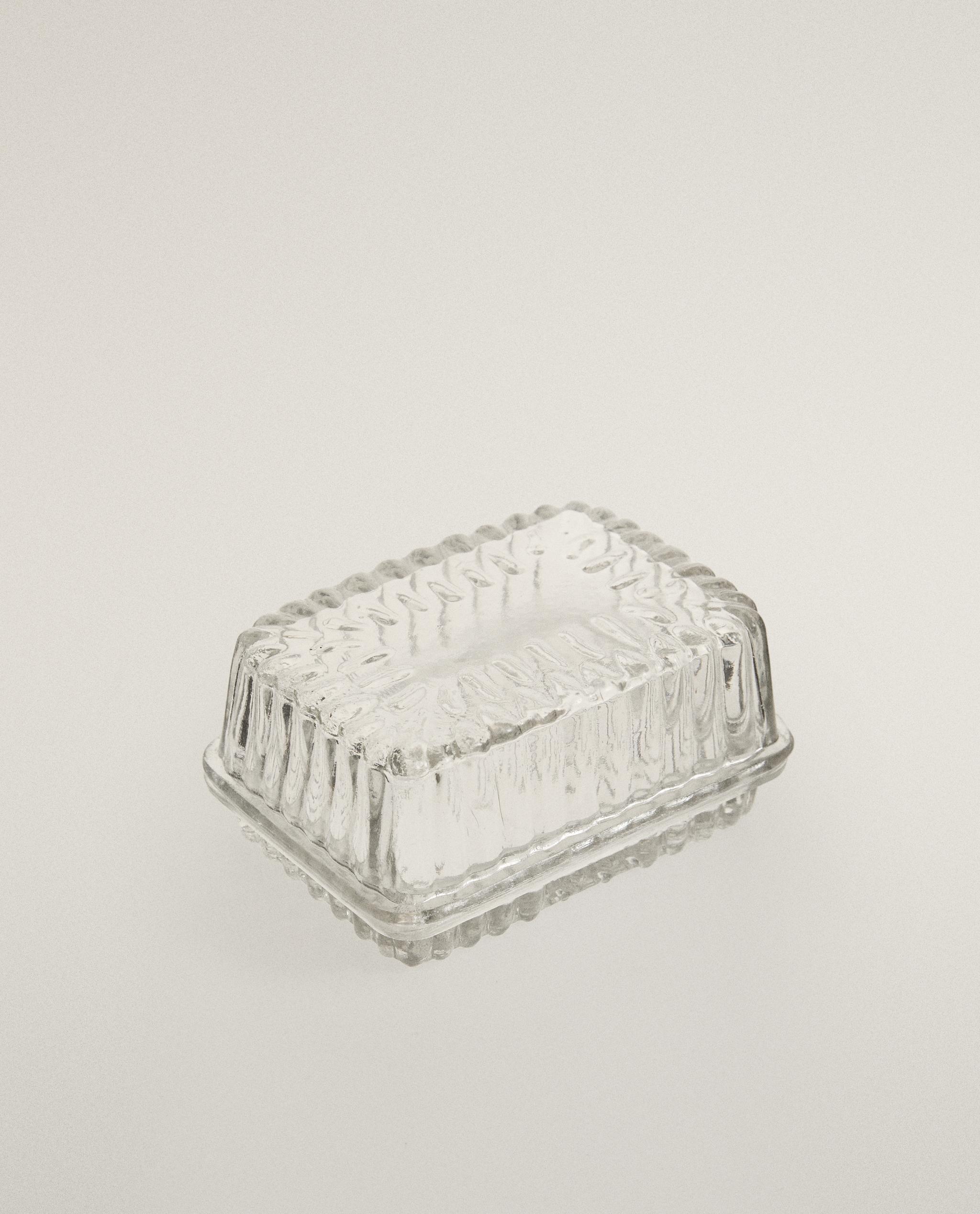 GLASS BUTTER DISH product thumbnail 3