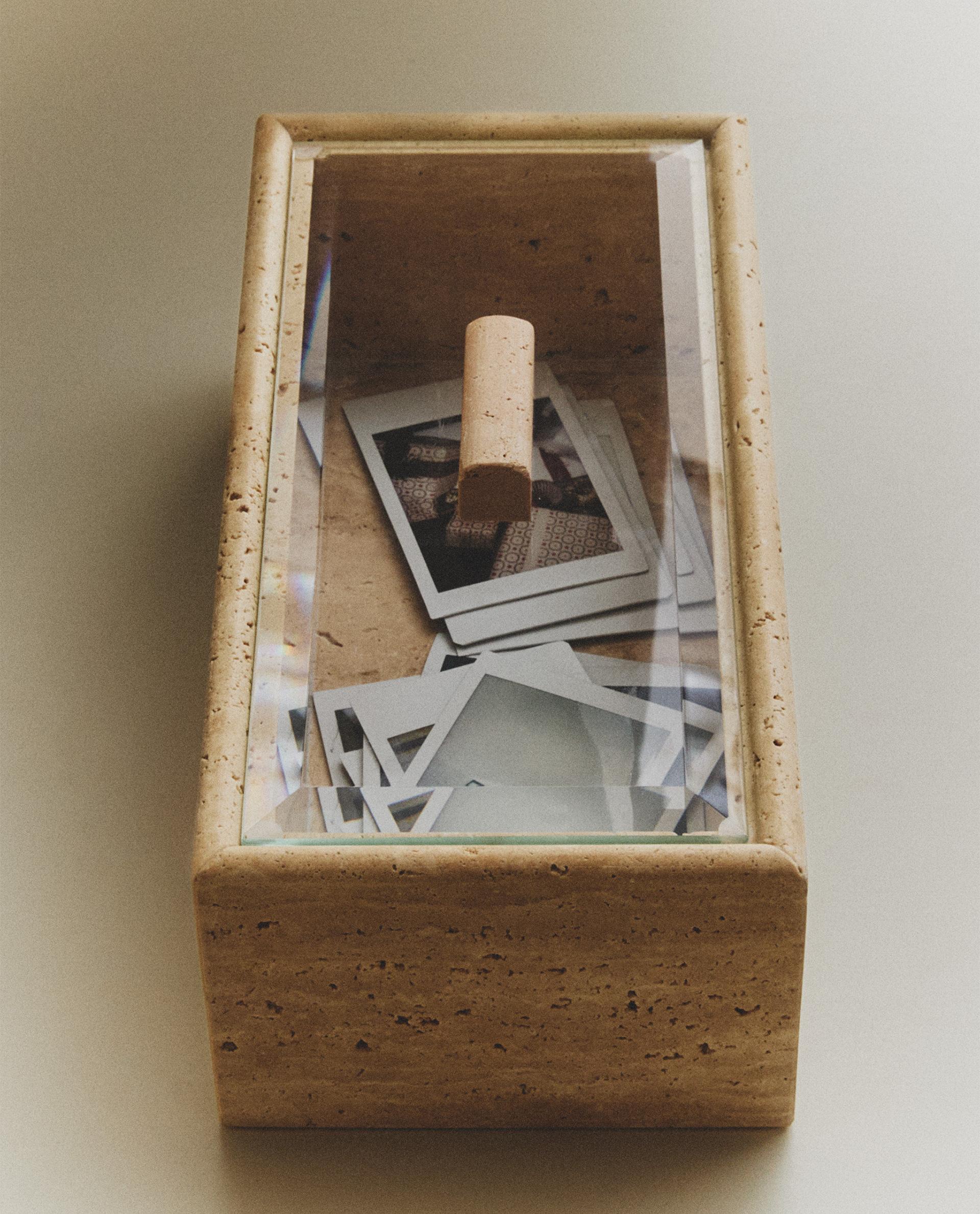 TRAVERTINE AND GLASS BOX product thumbnail 5