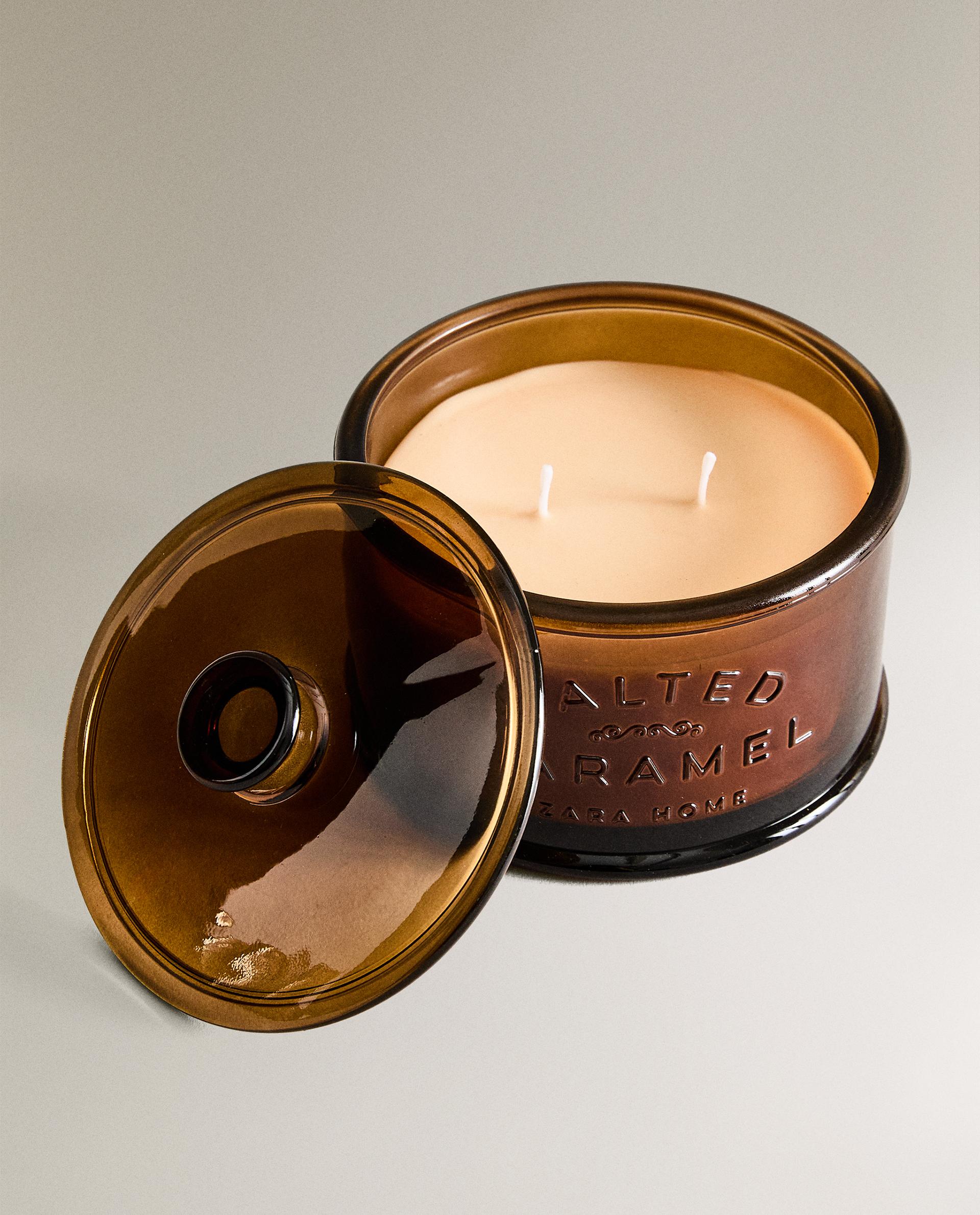 (350 G) SALTED CARAMEL SCENTED CANDLE