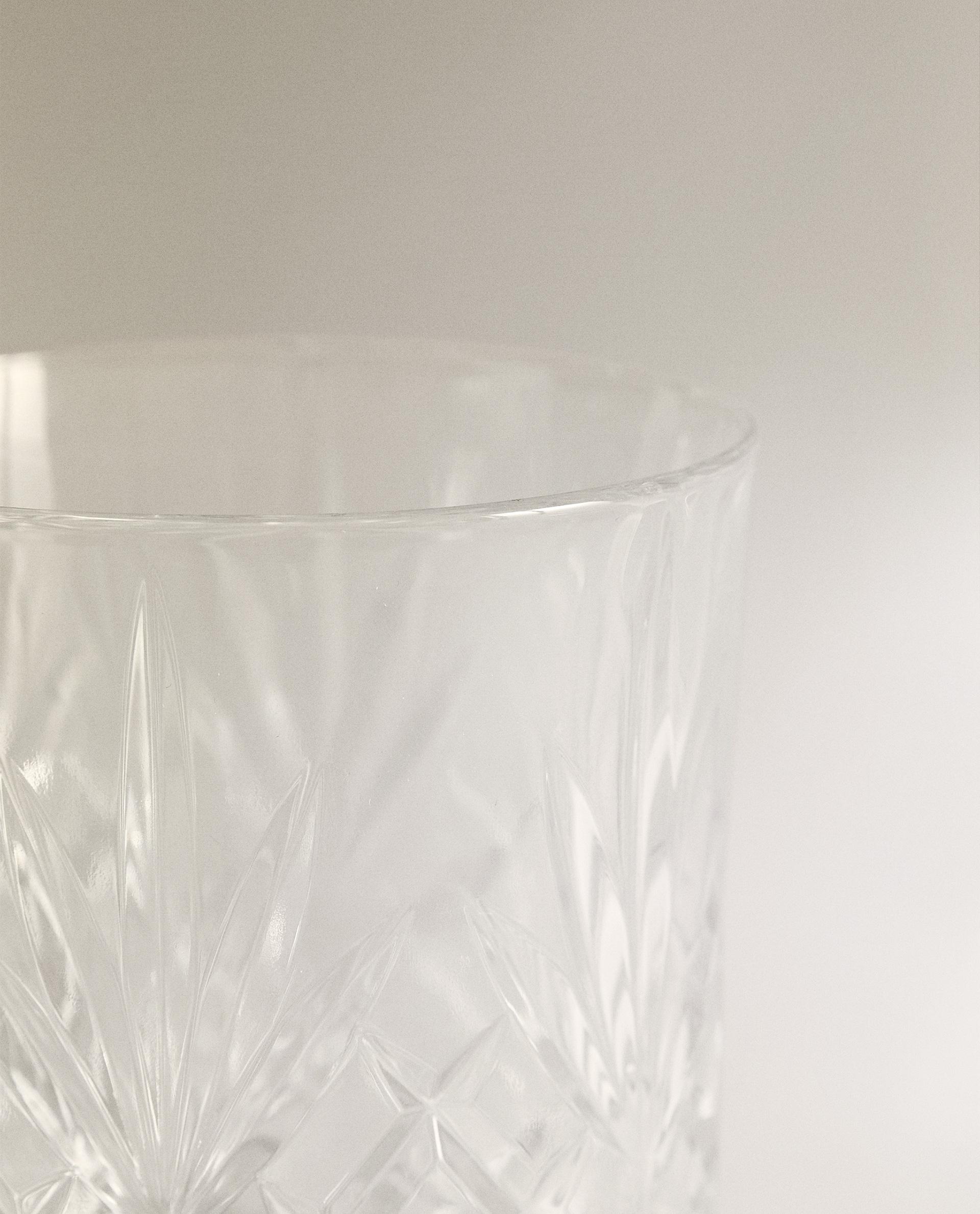 RAISED DESIGN CRYSTALLINE TUMBLER SET product thumbnail 9