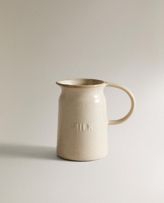STONEWARE MILK JUG