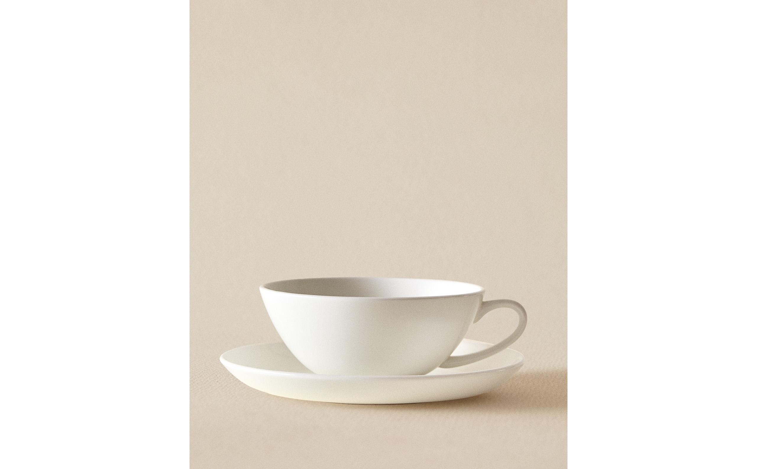TASSE THÉ + SOUCOUPE BONE CHINA