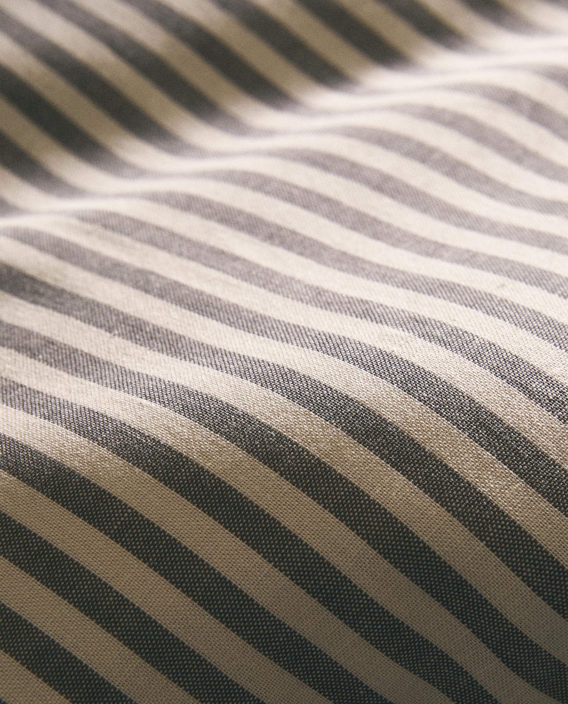 DUVET COVER WITH NARROW STRIPES