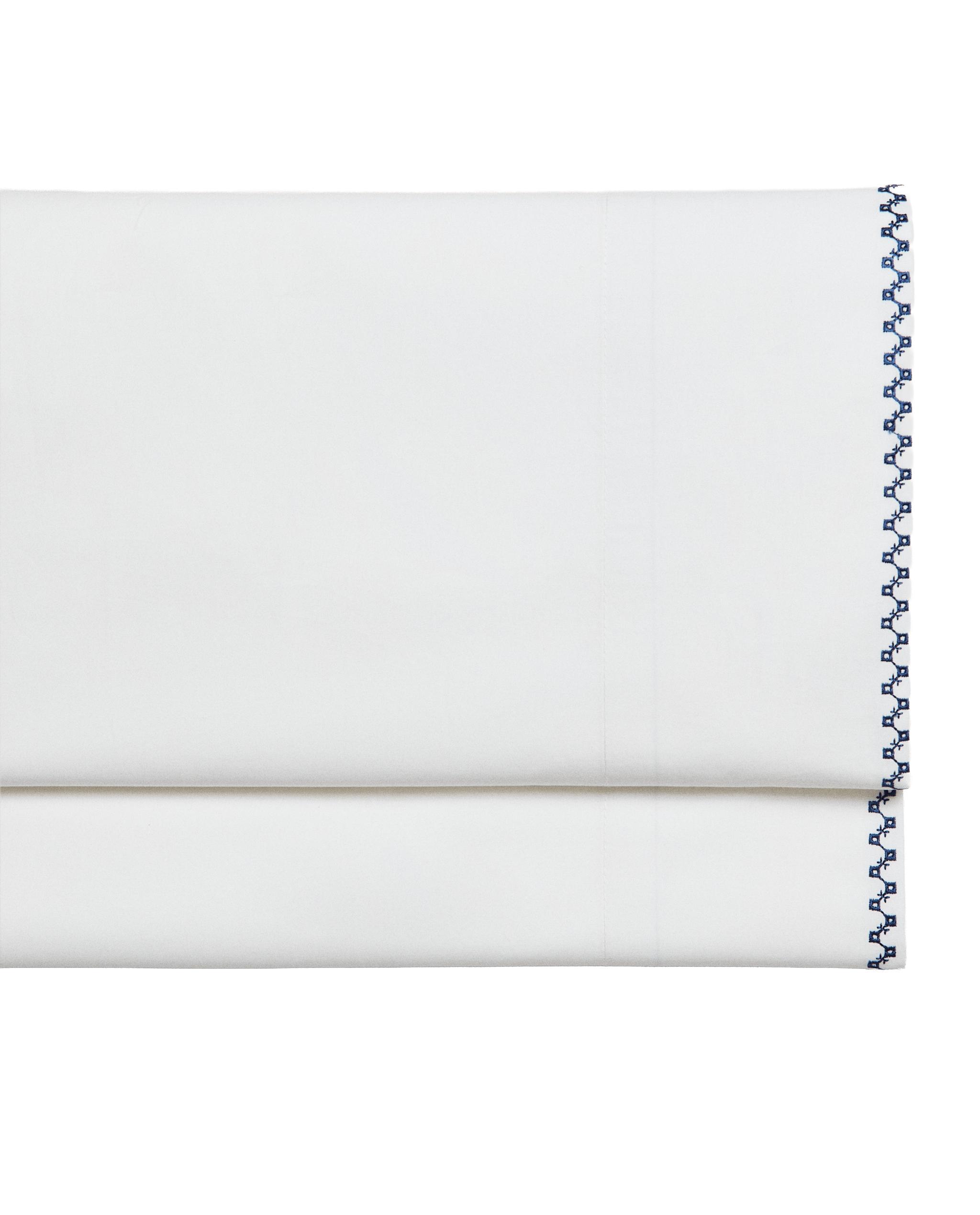 FLAT SHEET WITH EMBROIDERED BORDER product thumbnail 8