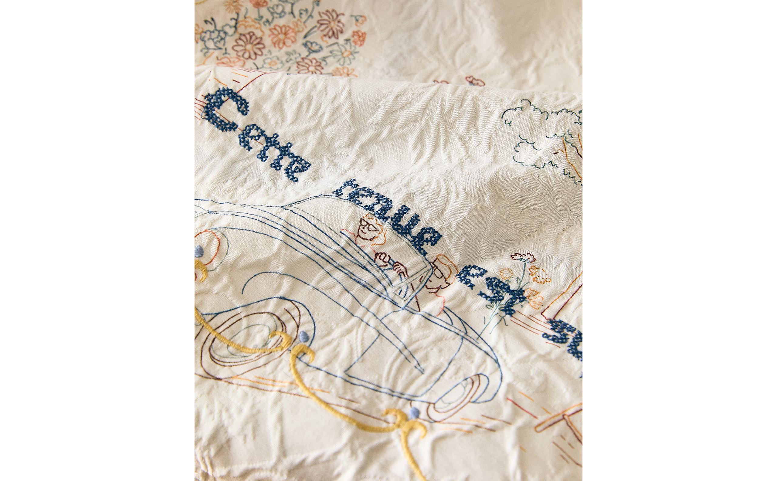 TOILE DE JOUY COTTON TABLECLOTH