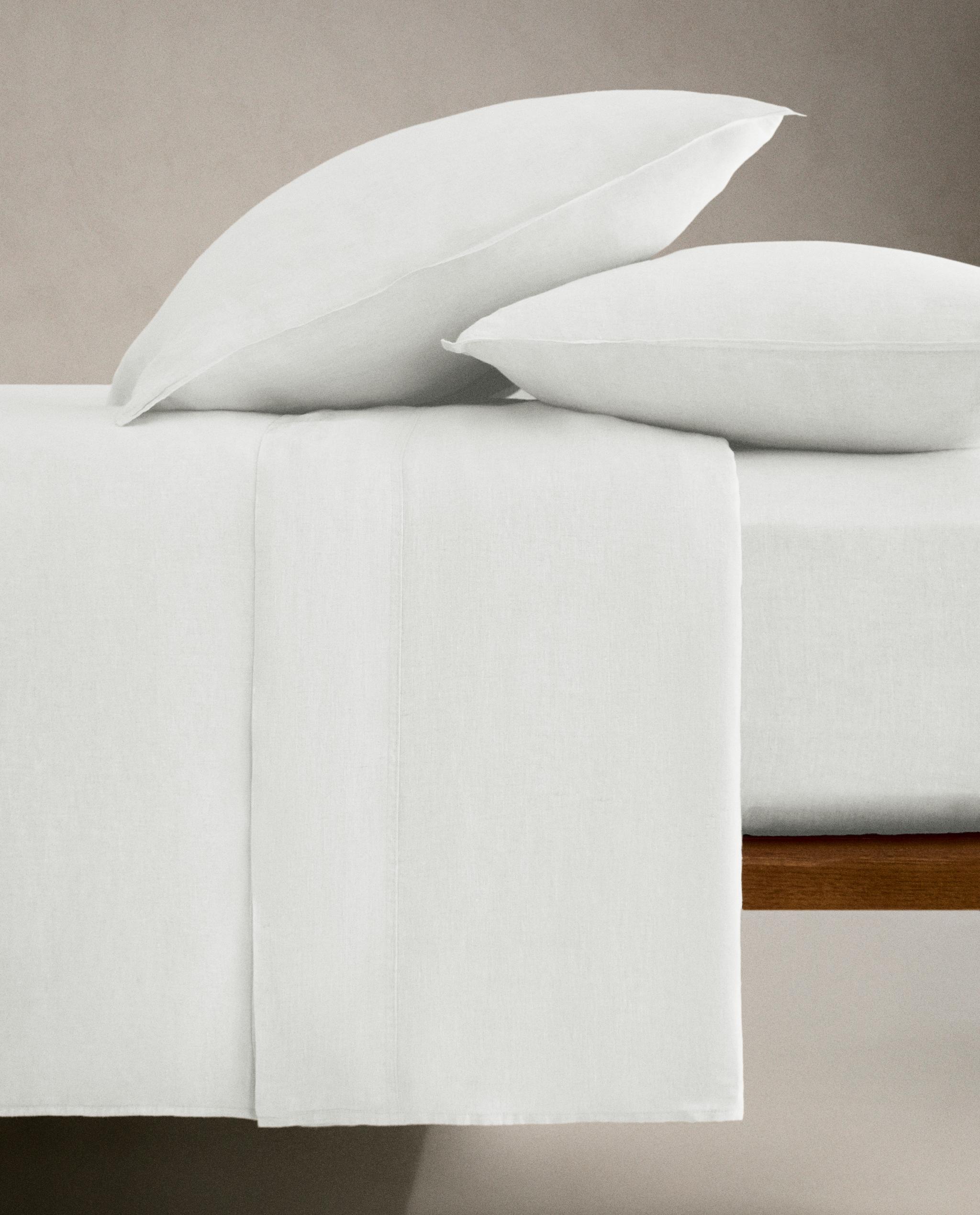WASHED LINEN DUVET COVER AND PILLOWCASE product thumbnail 17