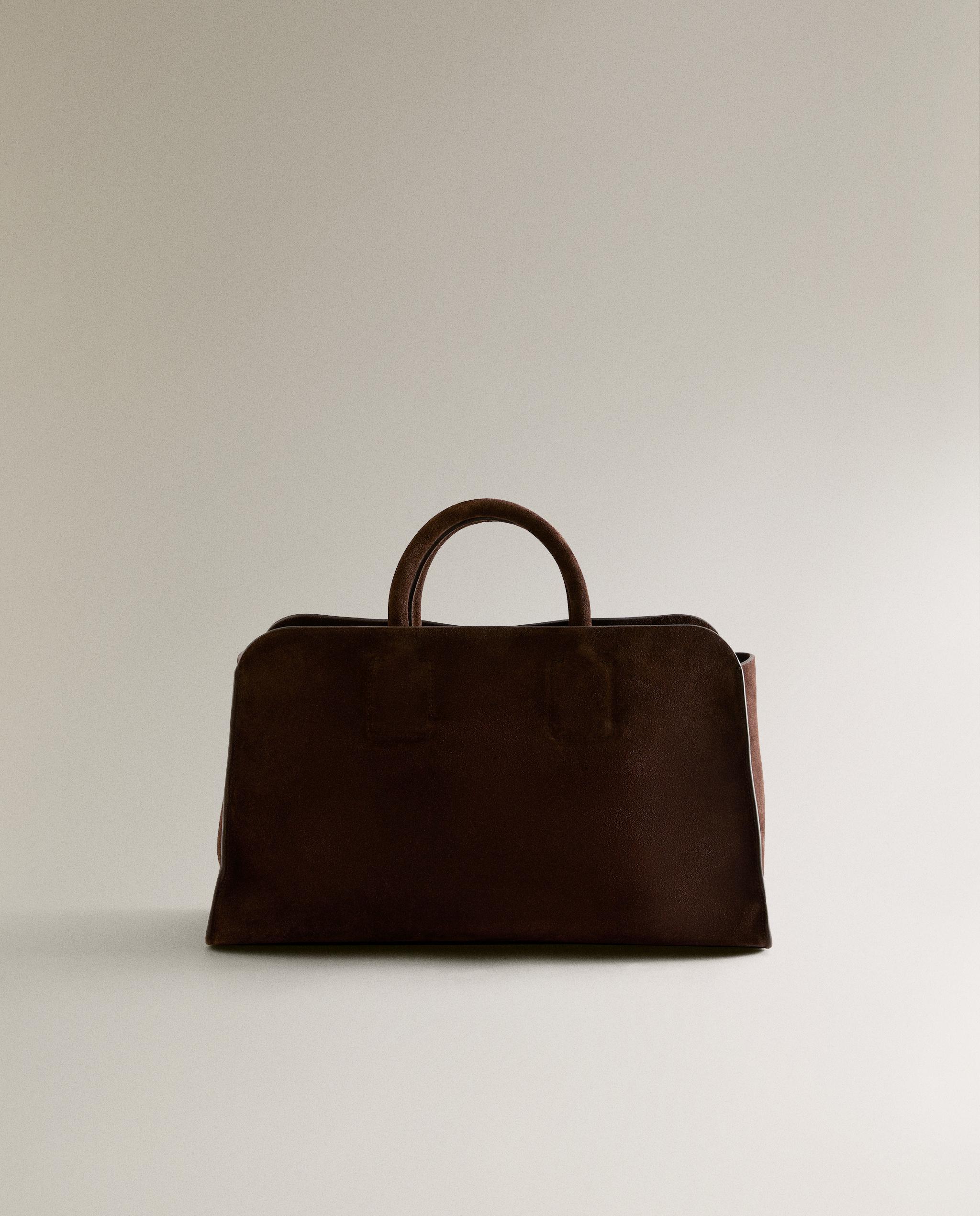 スエード レザー ミニトートバッグ | Zara Home 日本/Japan