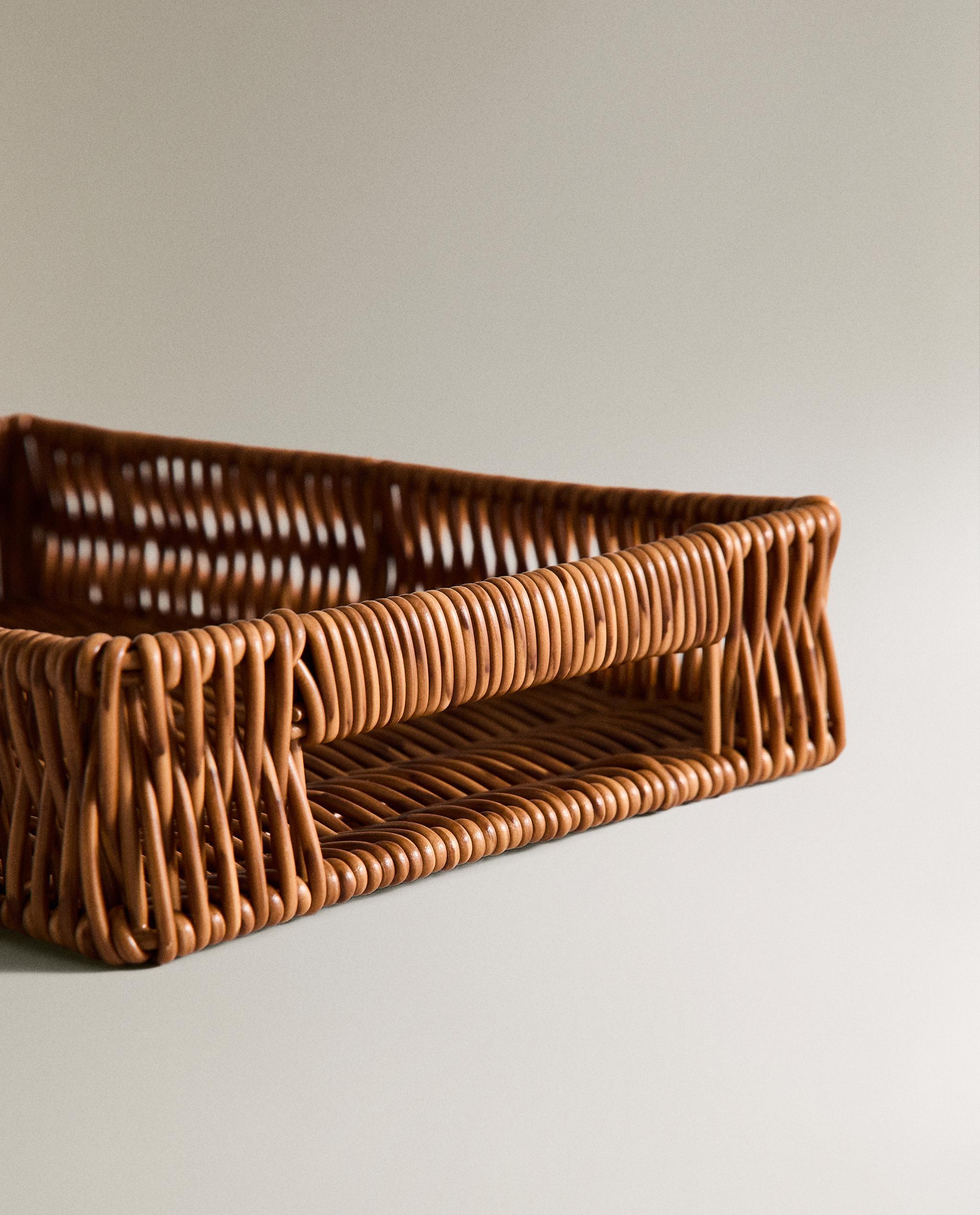 RECTANGULAR RECYCLED PLASTIC BASKET product thumbnail 8