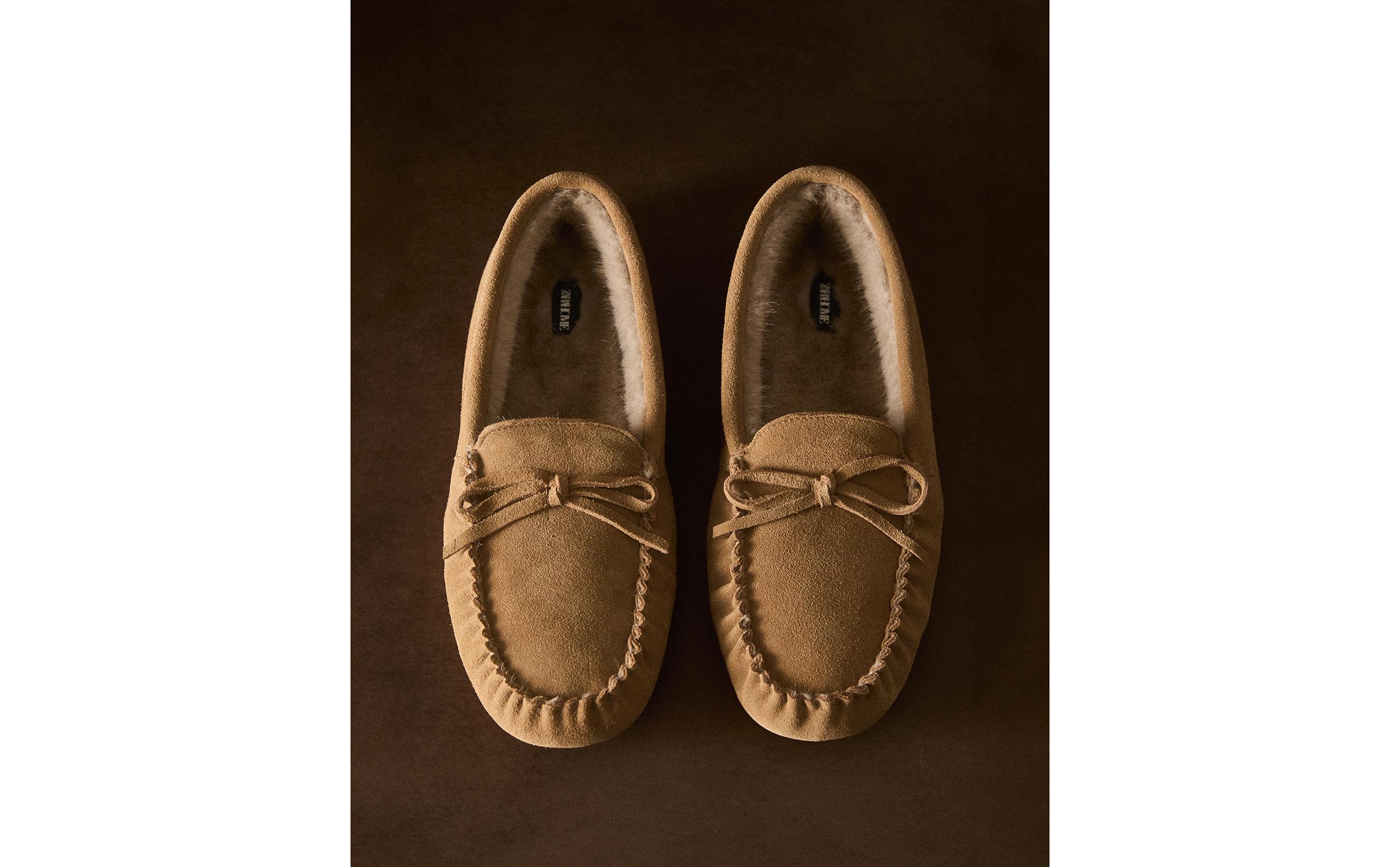 WARM LEATHER MOCCASINS