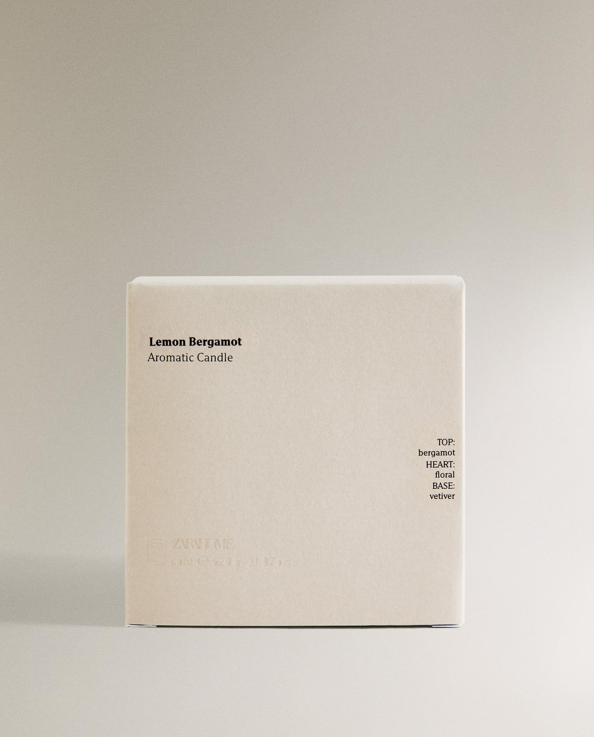 (620 G) LEMON BERGAMOT SCENTED CANDLE product thumbnail 9