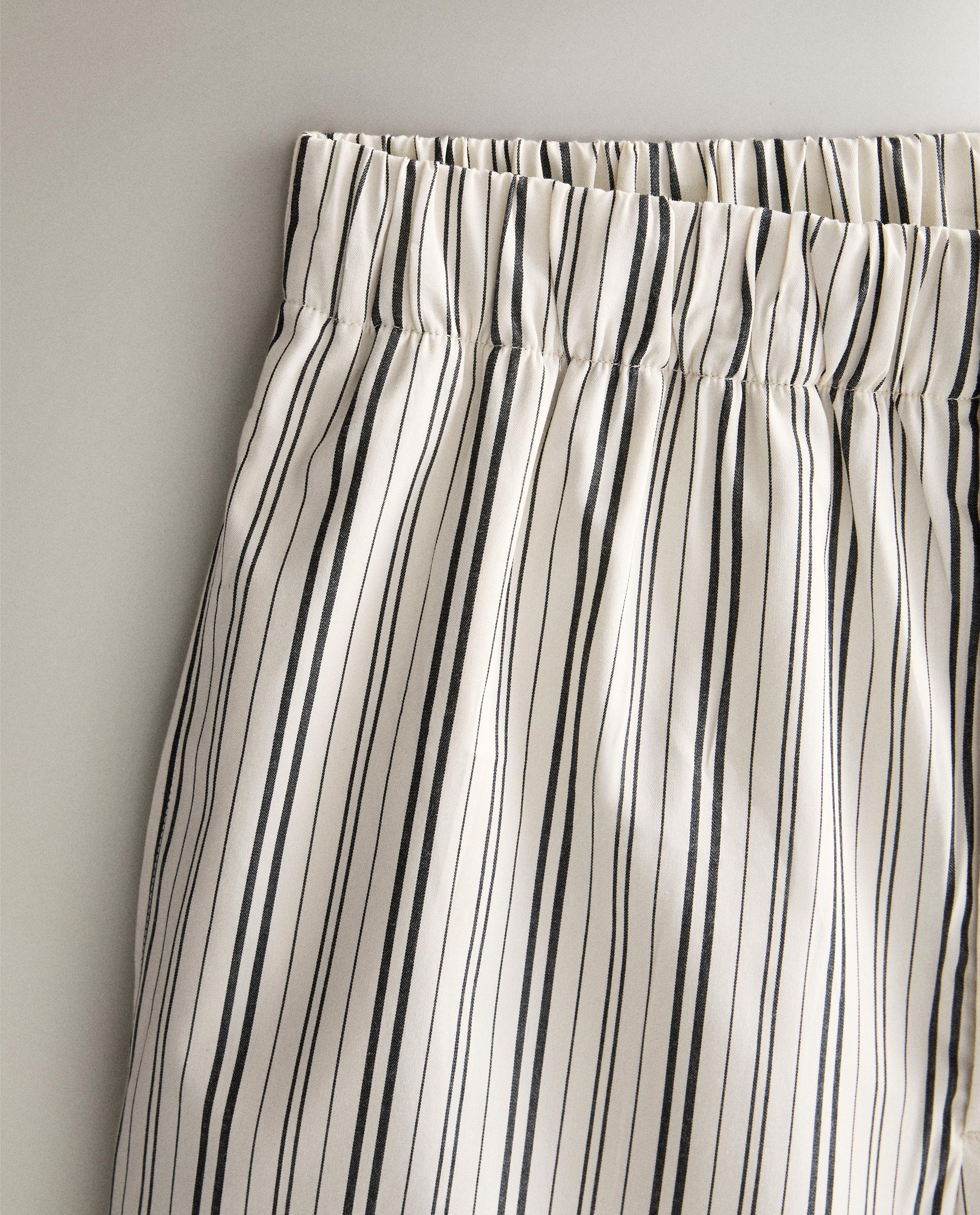 STRIPED COTTON SHORTS product thumbnail 6