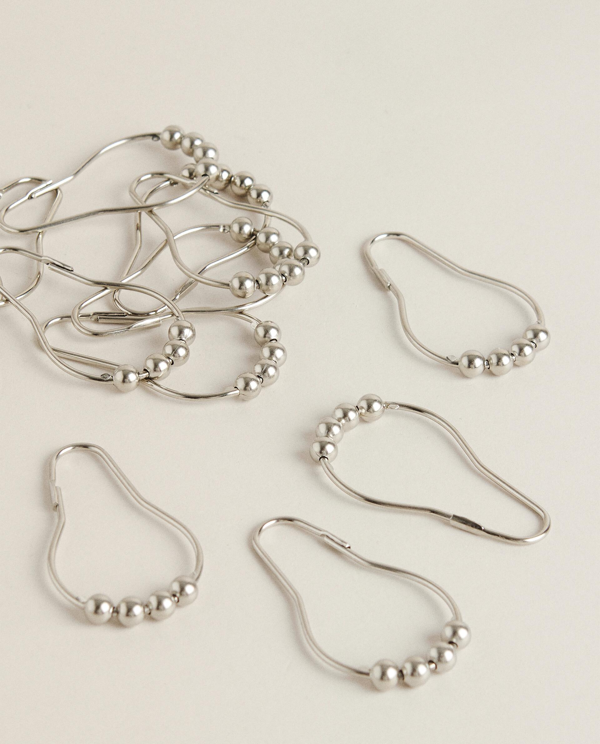 PACK OF METAL SHOWER CURTAIN RINGS (PACK OF 12) product thumbnail 4