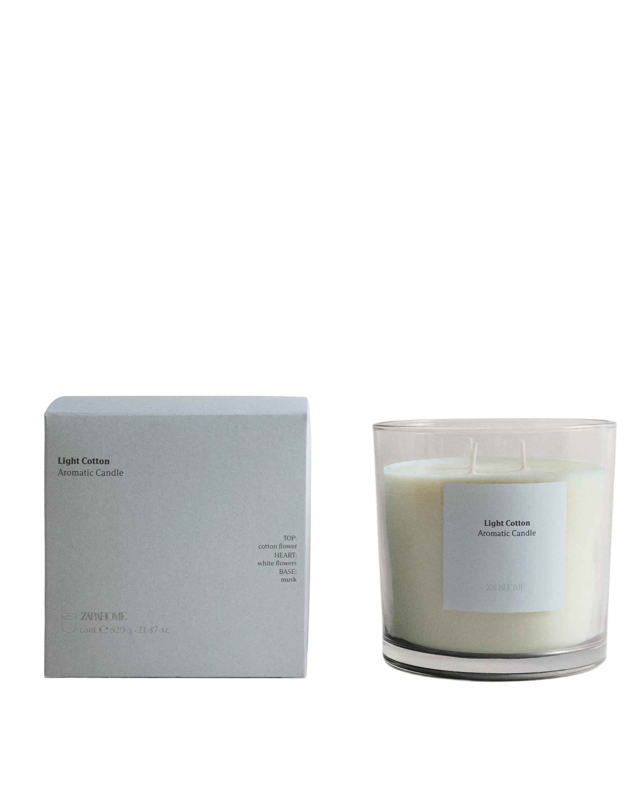 (620 G) LIGHT COTTON SCENTED CANDLE product thumbnail 5