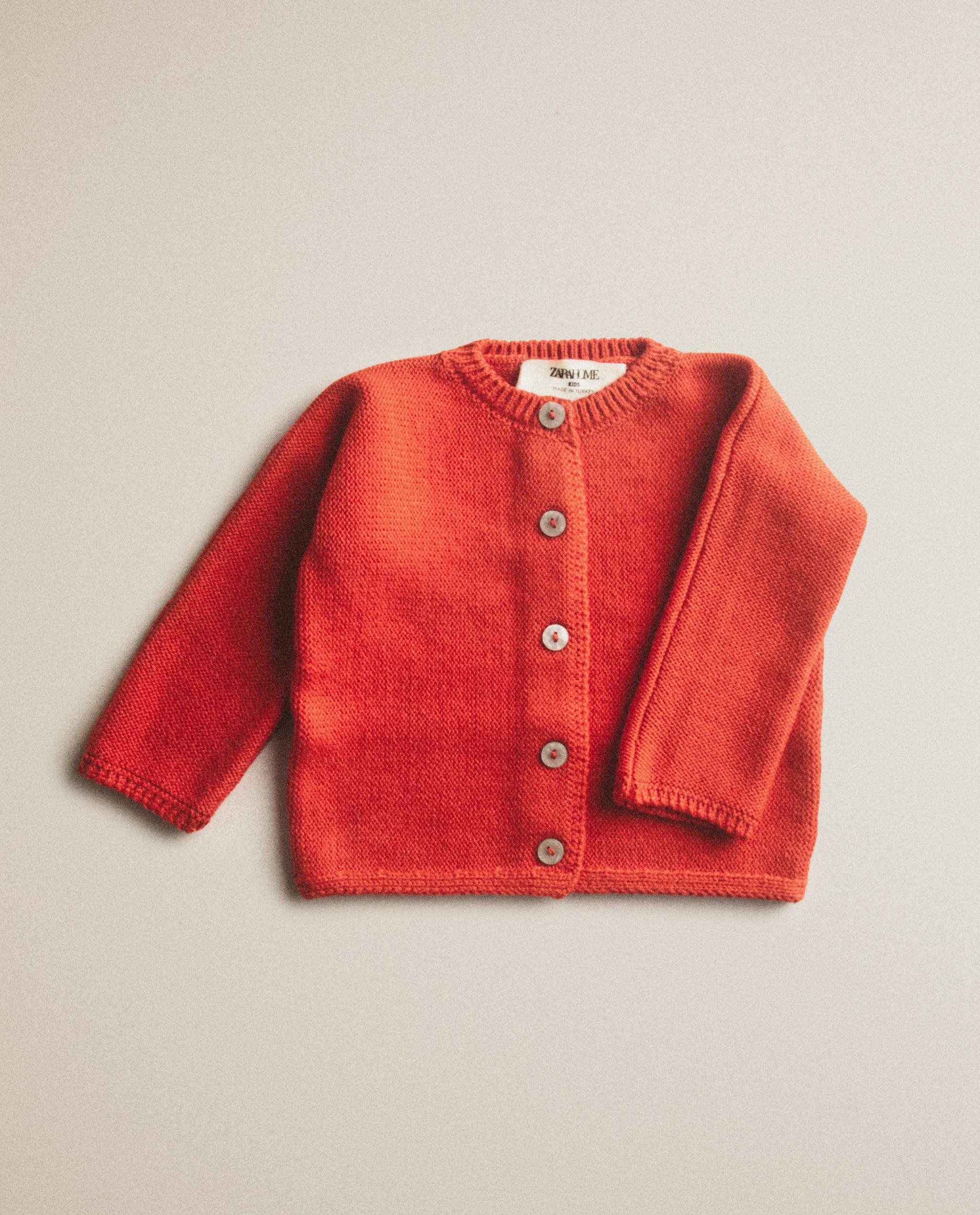 BABY CARDIGAN, DUNGAREES AND SOFT TOY