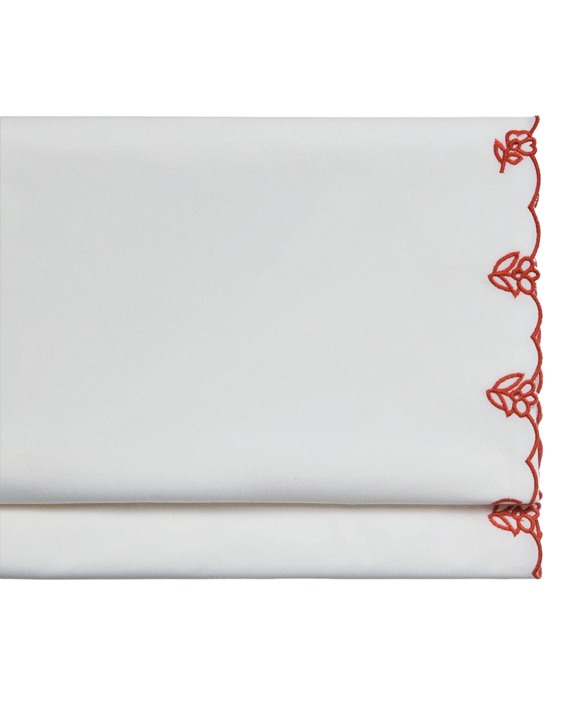 KIDS' FLAT SHEET WITH EMBROIDERED FLOWERS product thumbnail 7