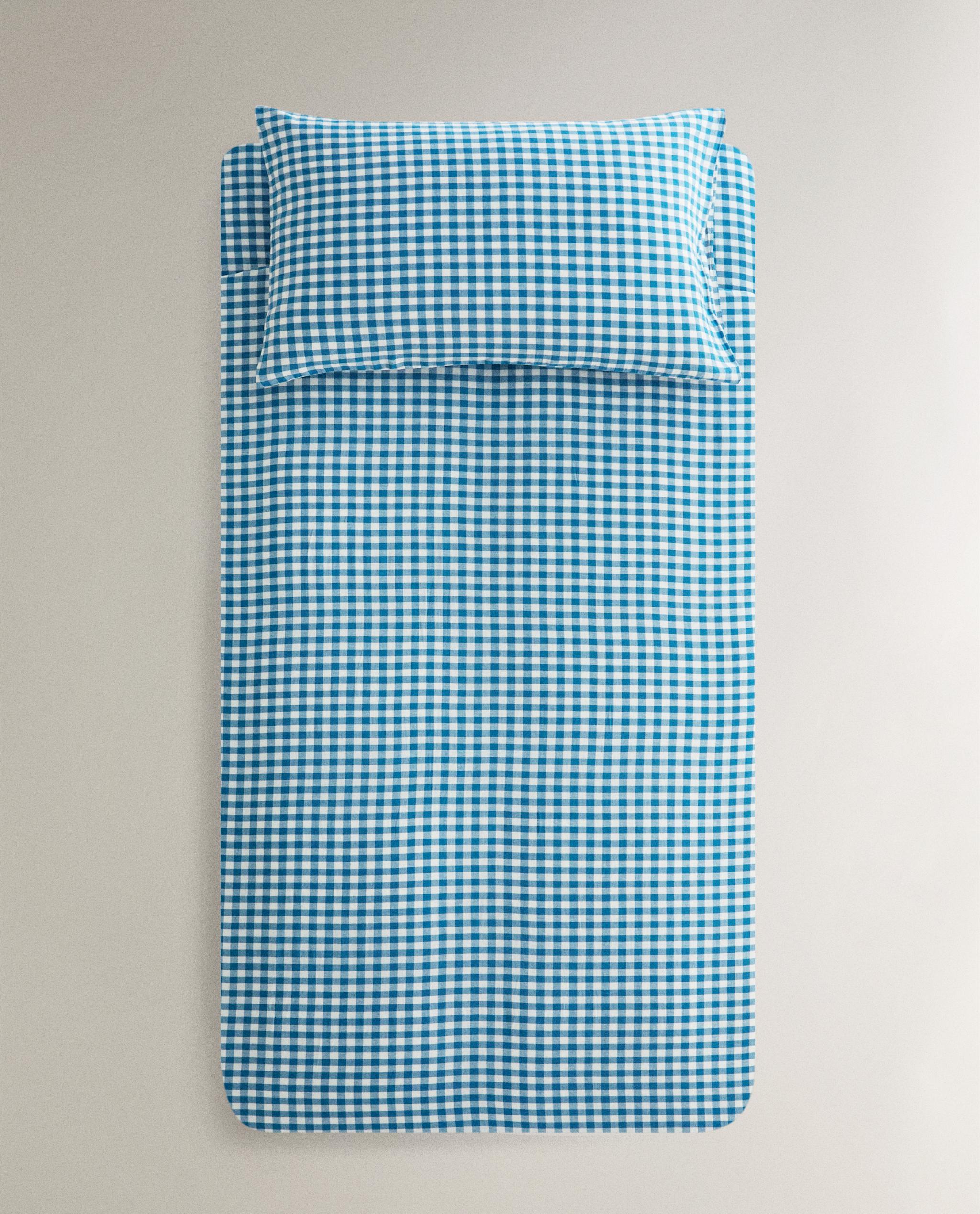 KIDS' CHECK MUSLIN DUVET COVER product thumbnail 8