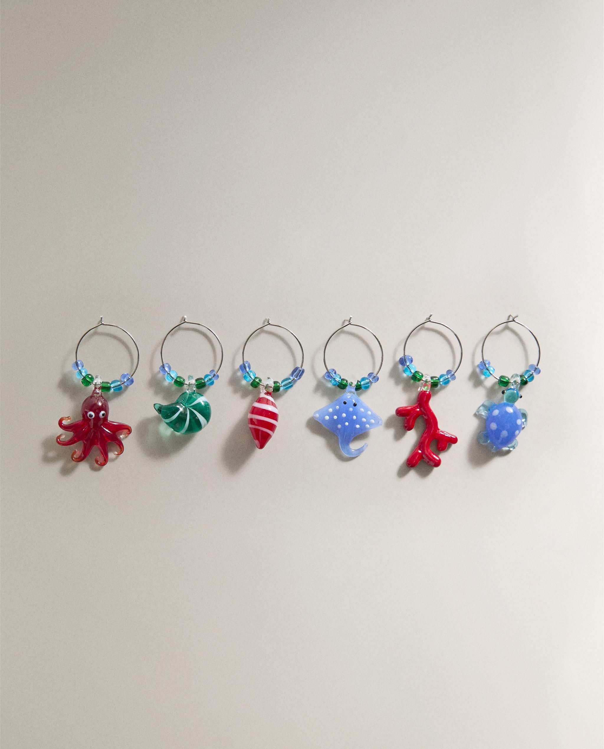 GLASS CHARMS FOR GLASSES (PACK OF 6) product thumbnail 6