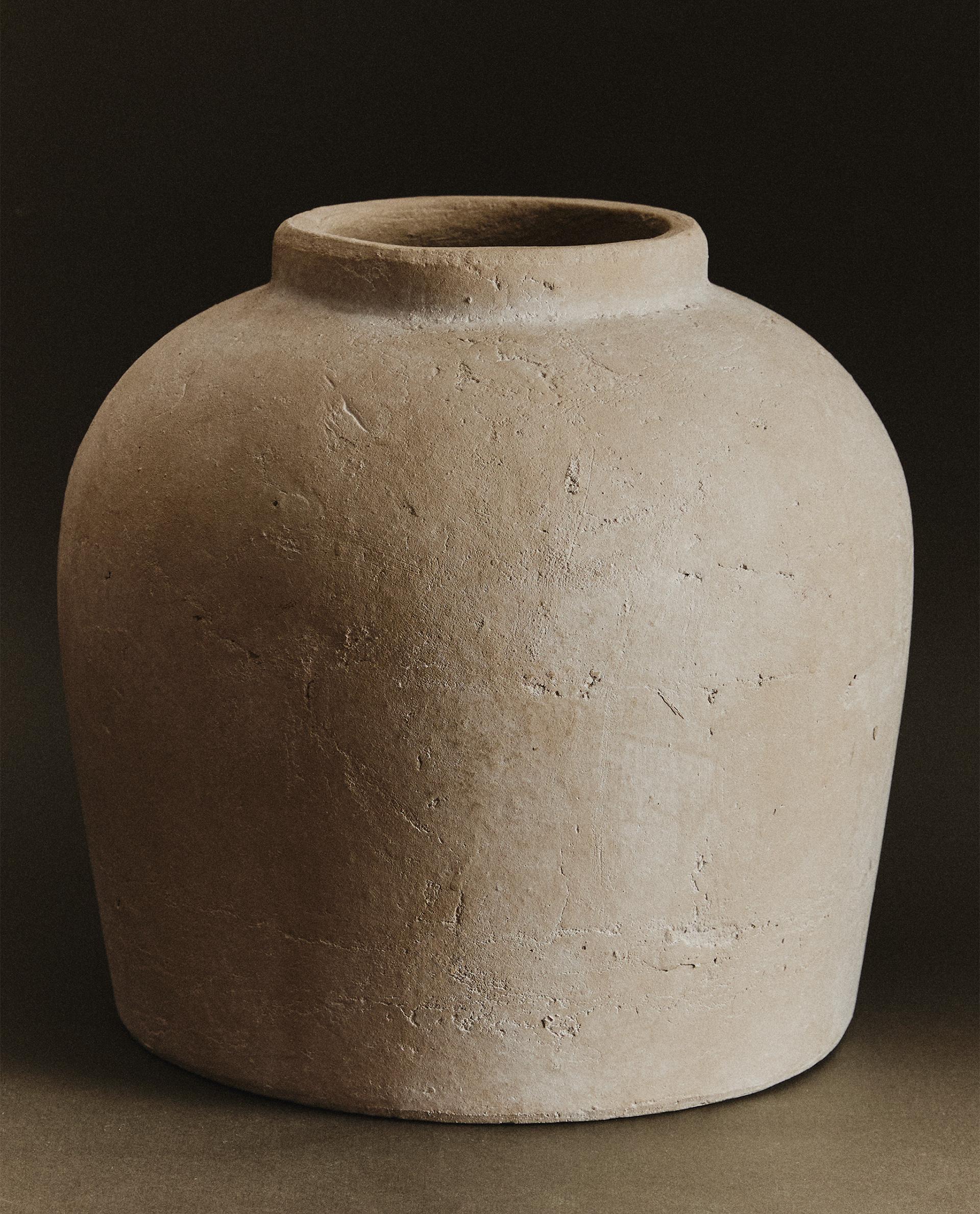 ザラホーム　花瓶 テクスチャー セラミック ベース | Zara Home 日本/Japan