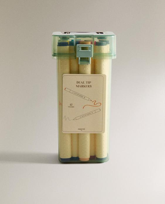 DUAL-TIP MARKERS (PACK OF 12) DUAL-TIP MARKERS (PACK OF 12)