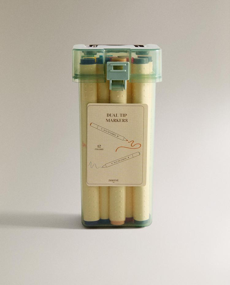 DUAL-TIP MARKERS (PACK OF 12) DUAL-TIP MARKERS (PACK OF 12)