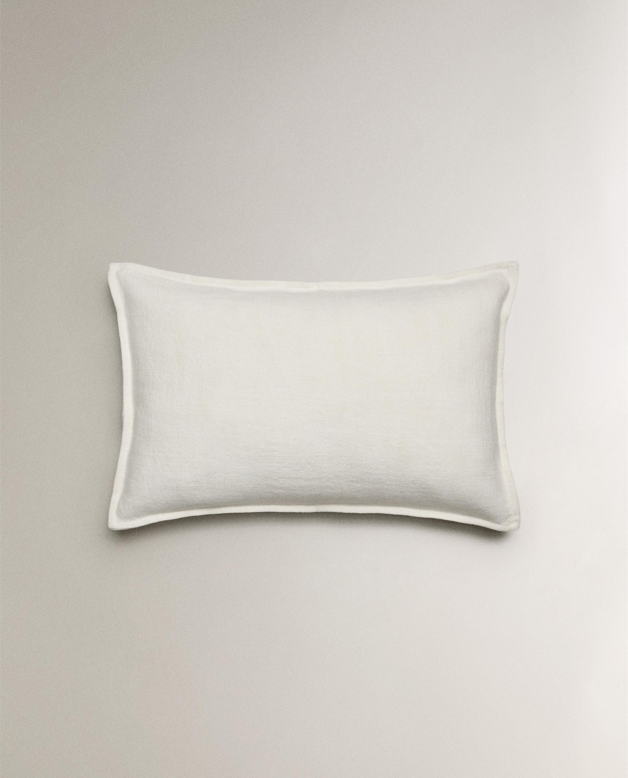 バックステッチ リネンクッションカバー | Zara Home 日本/Japan