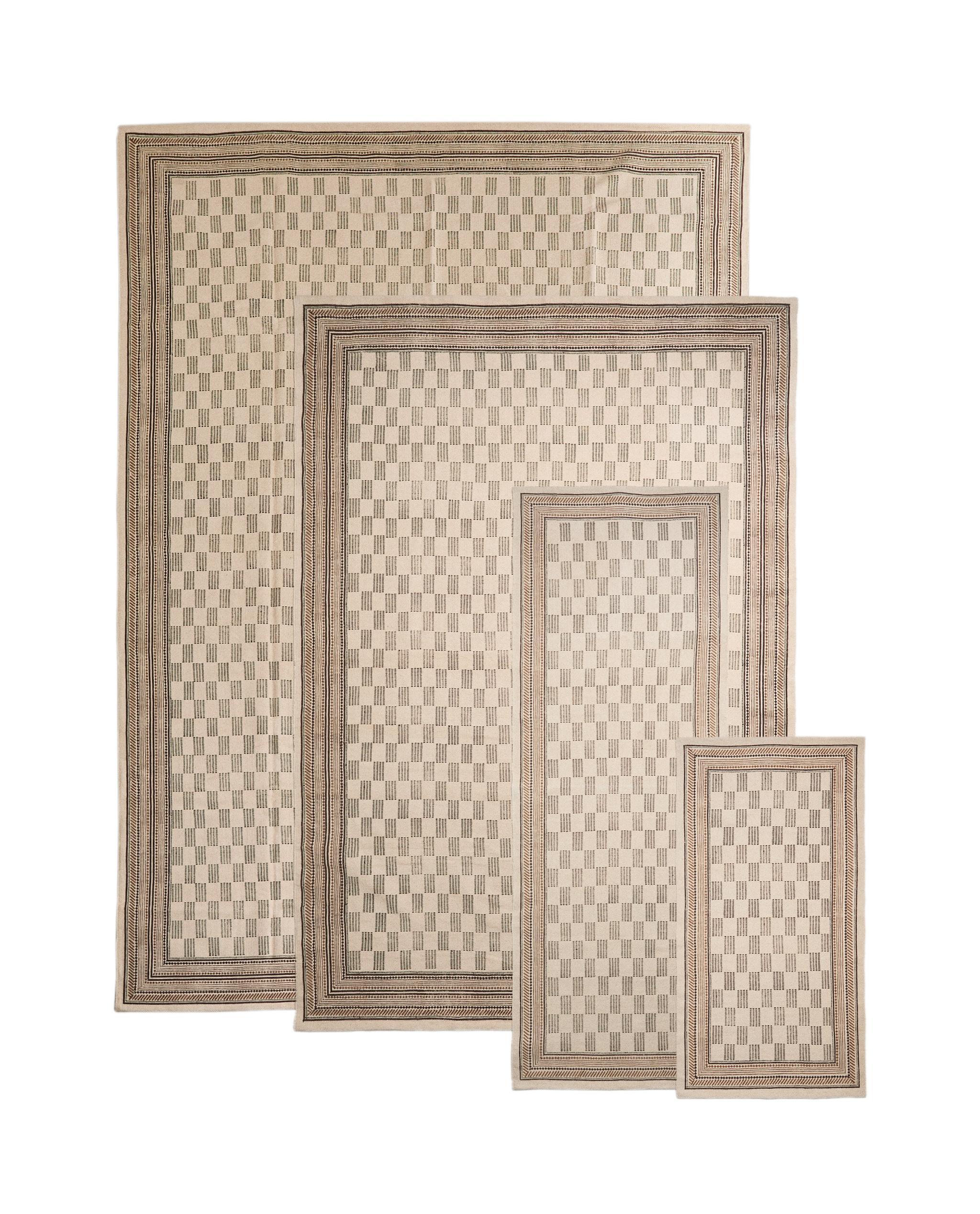 BLOCK PRINT COTTON RUG product thumbnail 7
