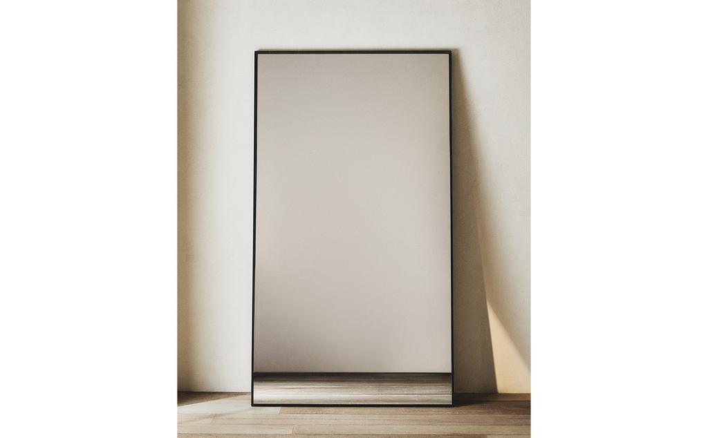 VERTICAL WALL MIRROR WITH METAL FRAME VERTICAL WALL MIRROR WITH METAL FRAME