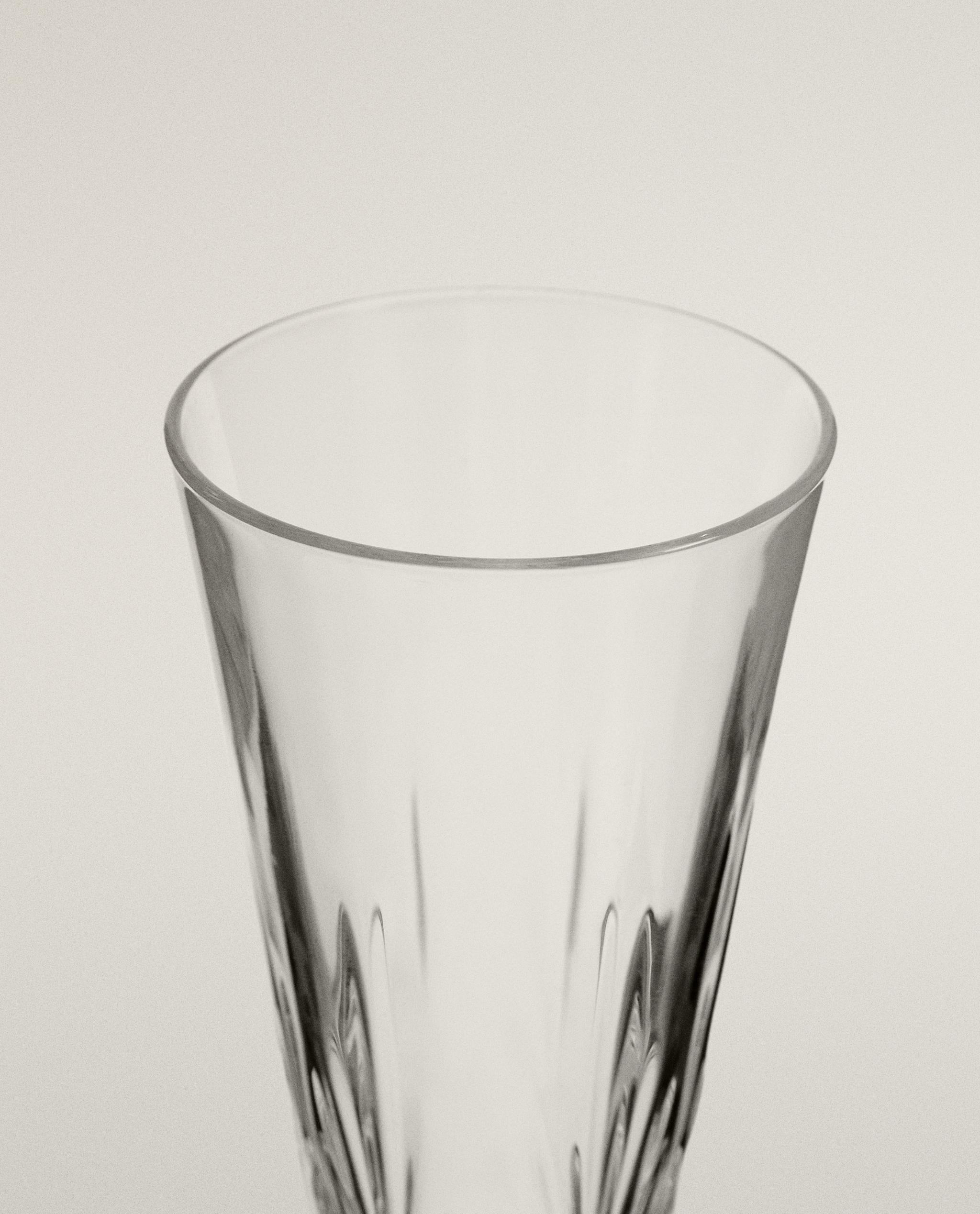 ENGRAVED CRYSTALLINE FLUTE GLASS product thumbnail 7