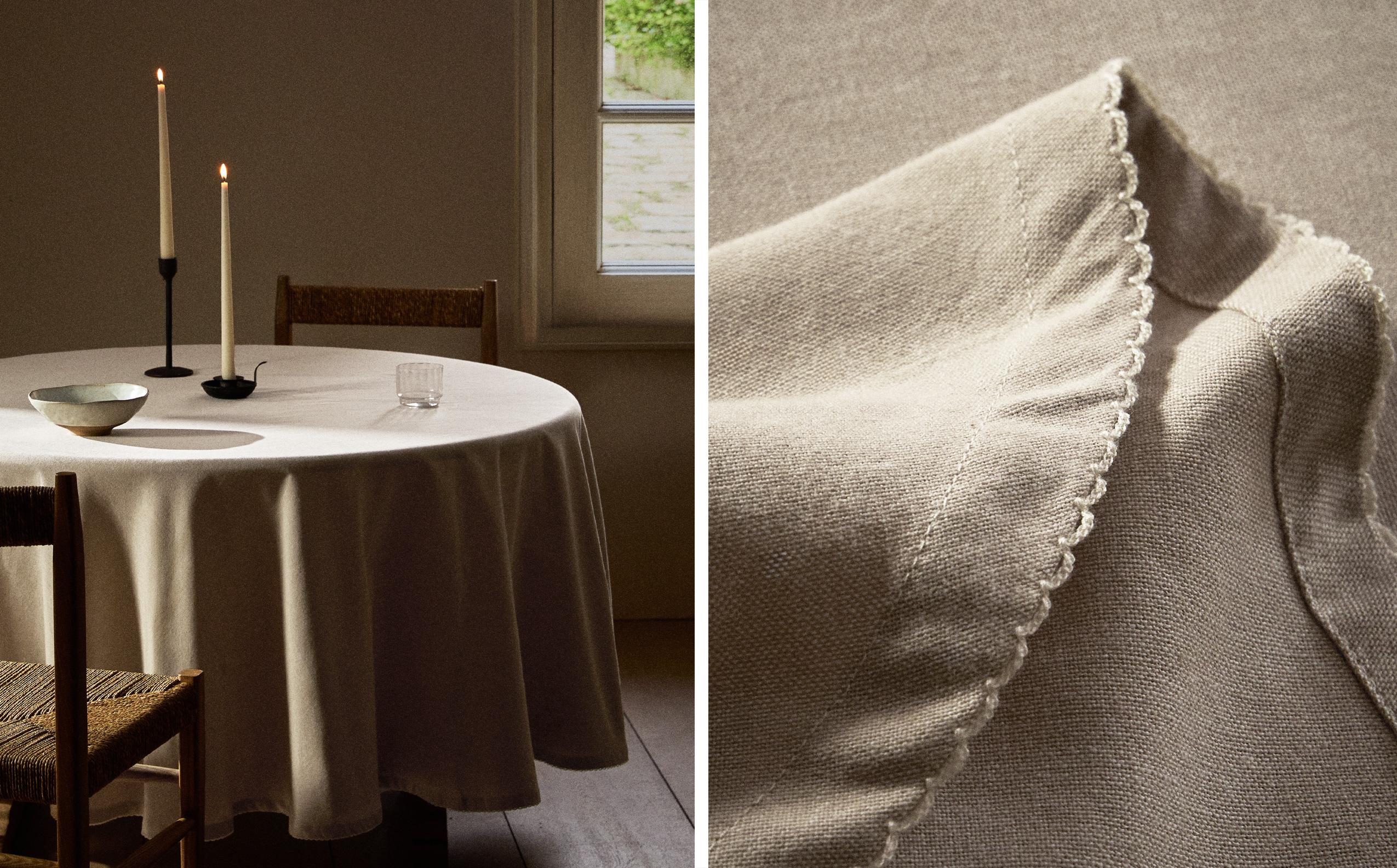 PLAIN SCALLOPED TABLECLOTH product thumbnail 8