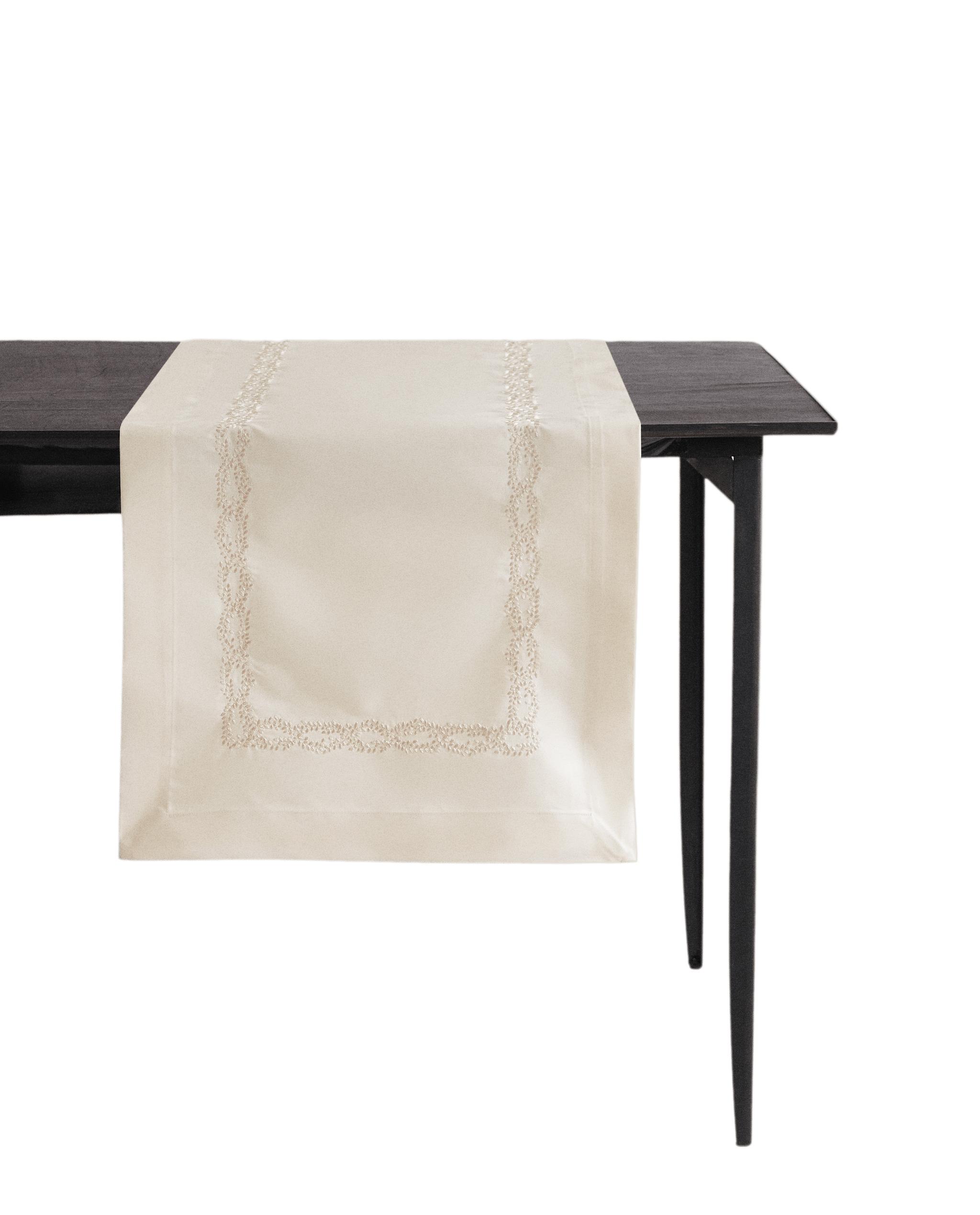 PLANT EMBROIDERED TABLE RUNNER product thumbnail 7