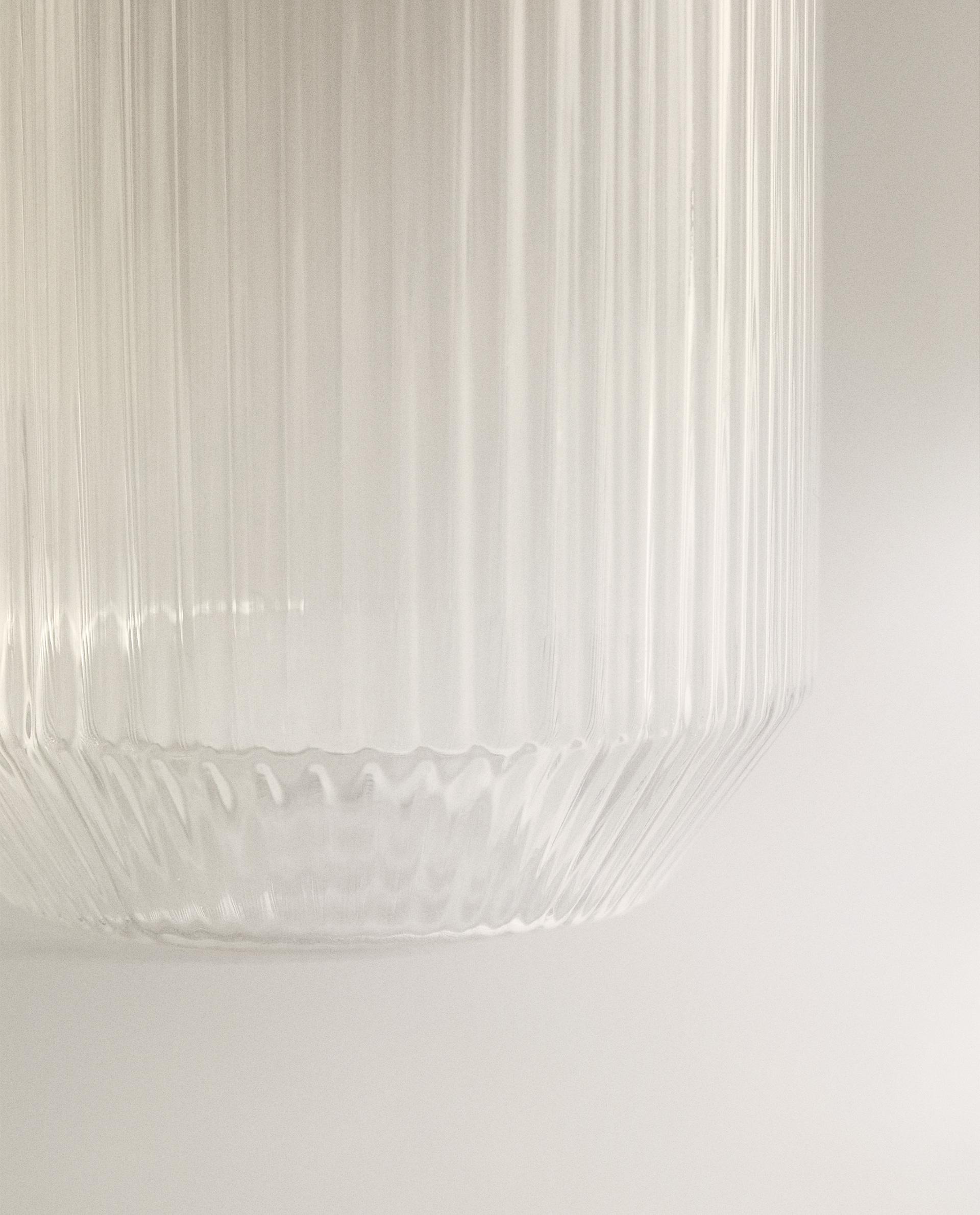 VASO BOROSILICATO RELIEVE LÍNEAS