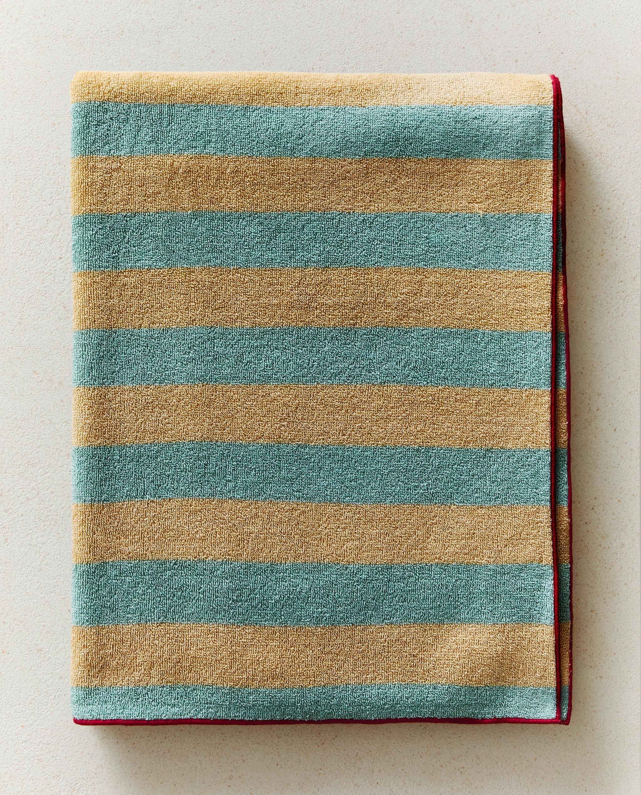 STRIPED TOWEL WITH TOPSTITCHING product thumbnail 8