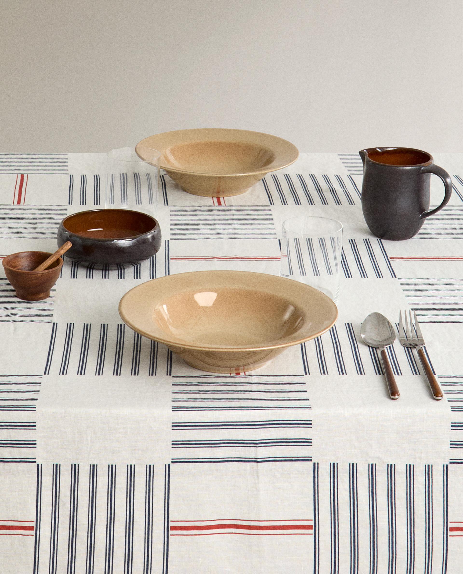 リネンテーブルクロス プリント | Zara Home 日本/Japan リネンテーブルクロス プリント | Zara Home 日本/Japan