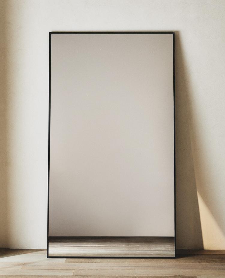 VERTICAL WALL MIRROR WITH METAL FRAME VERTICAL WALL MIRROR WITH METAL FRAME