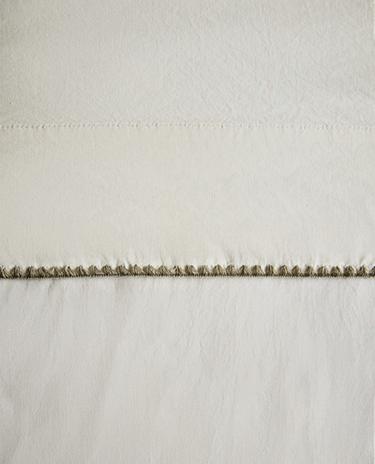 DRAP DE DESSUS ENFANT COTON POINT COQUILLE