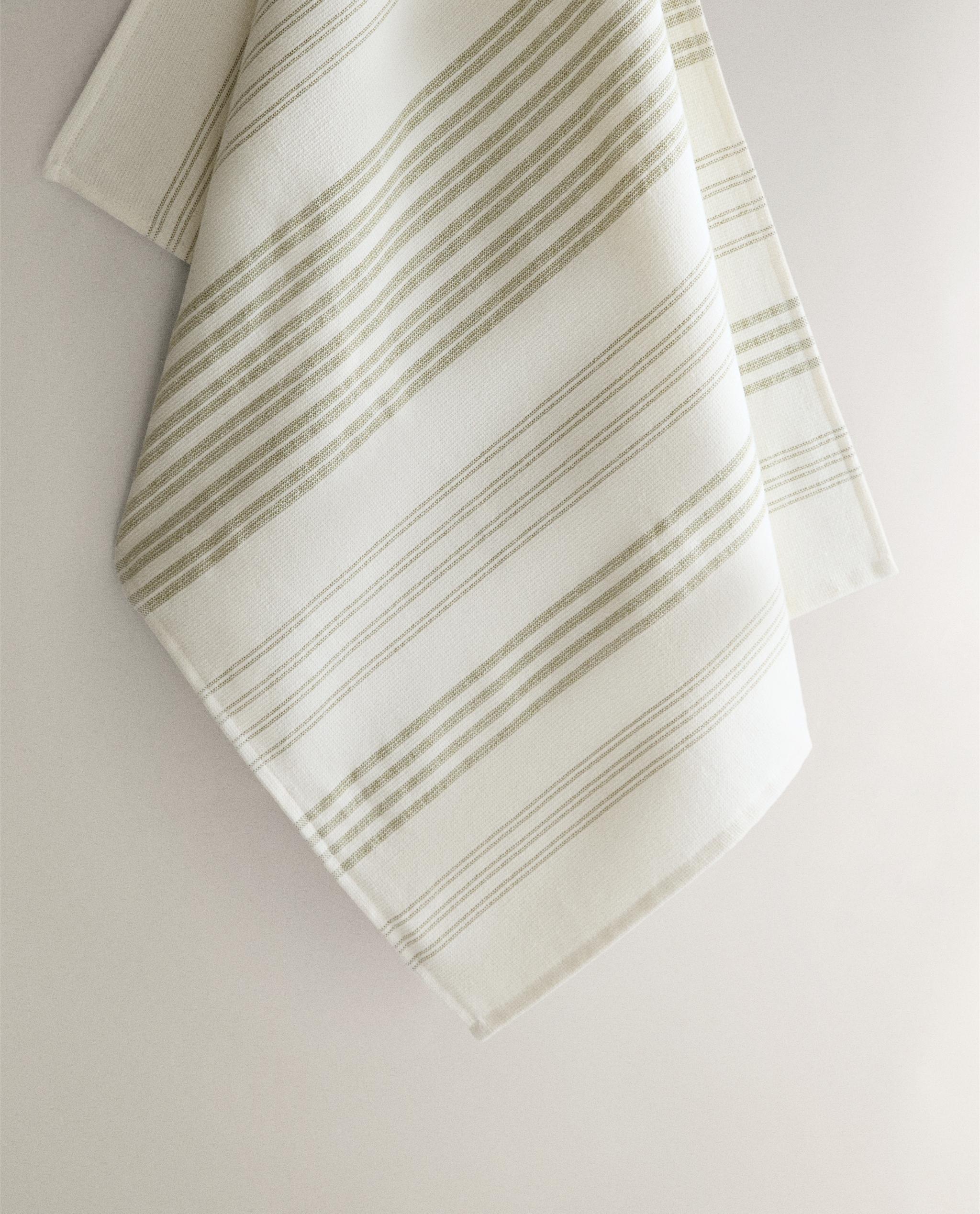 STRIPED COTTON TERRY TEA TOWEL product thumbnail 4