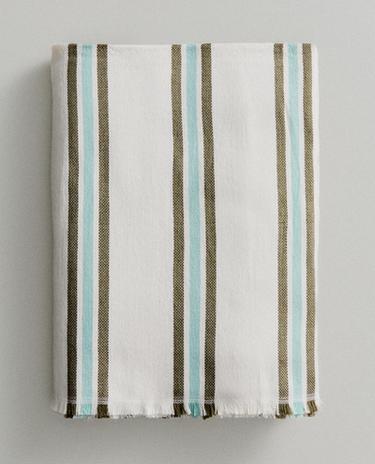 MULTIPURPOSE STRIPED THROW