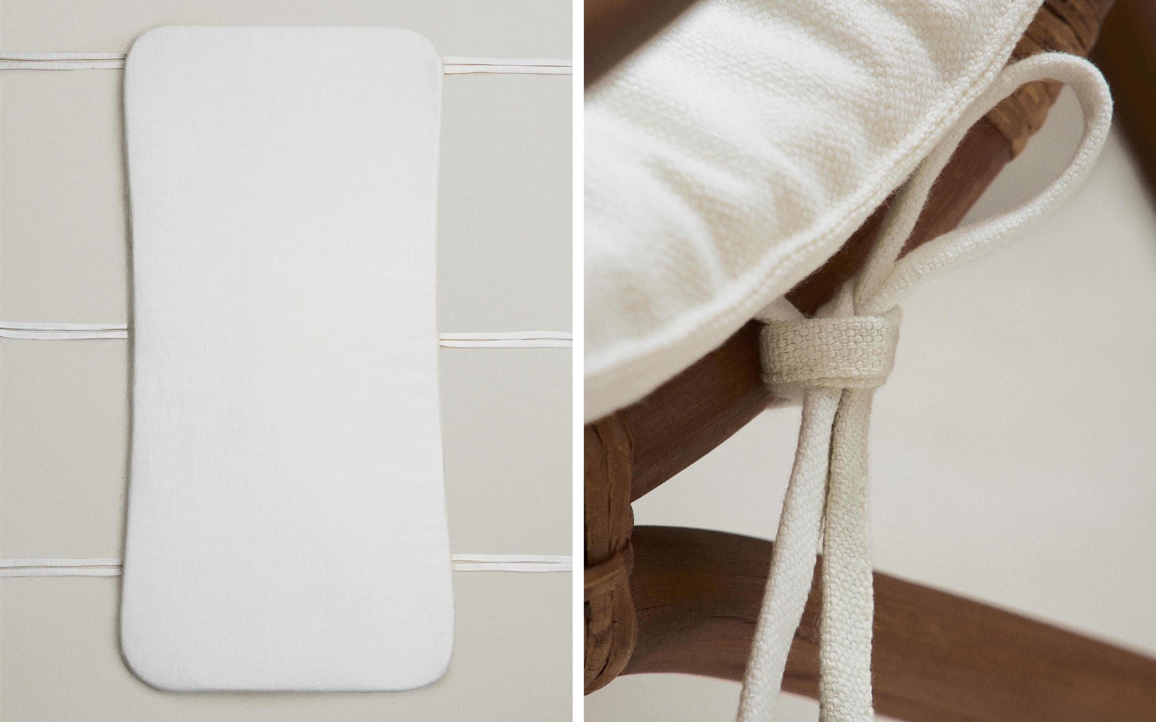 COTTON AND LINEN ACCENT CHAIR SEAT CUSHION product thumbnail 10
