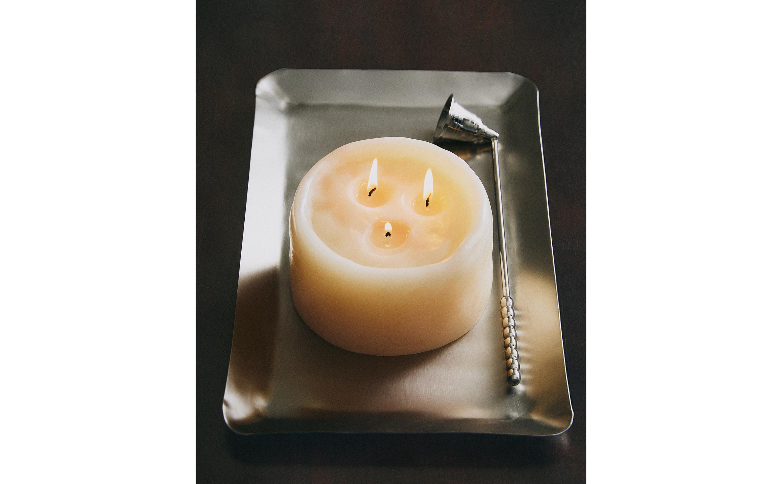 DECORATIVE BEIGE CANDLE product thumbnail 10