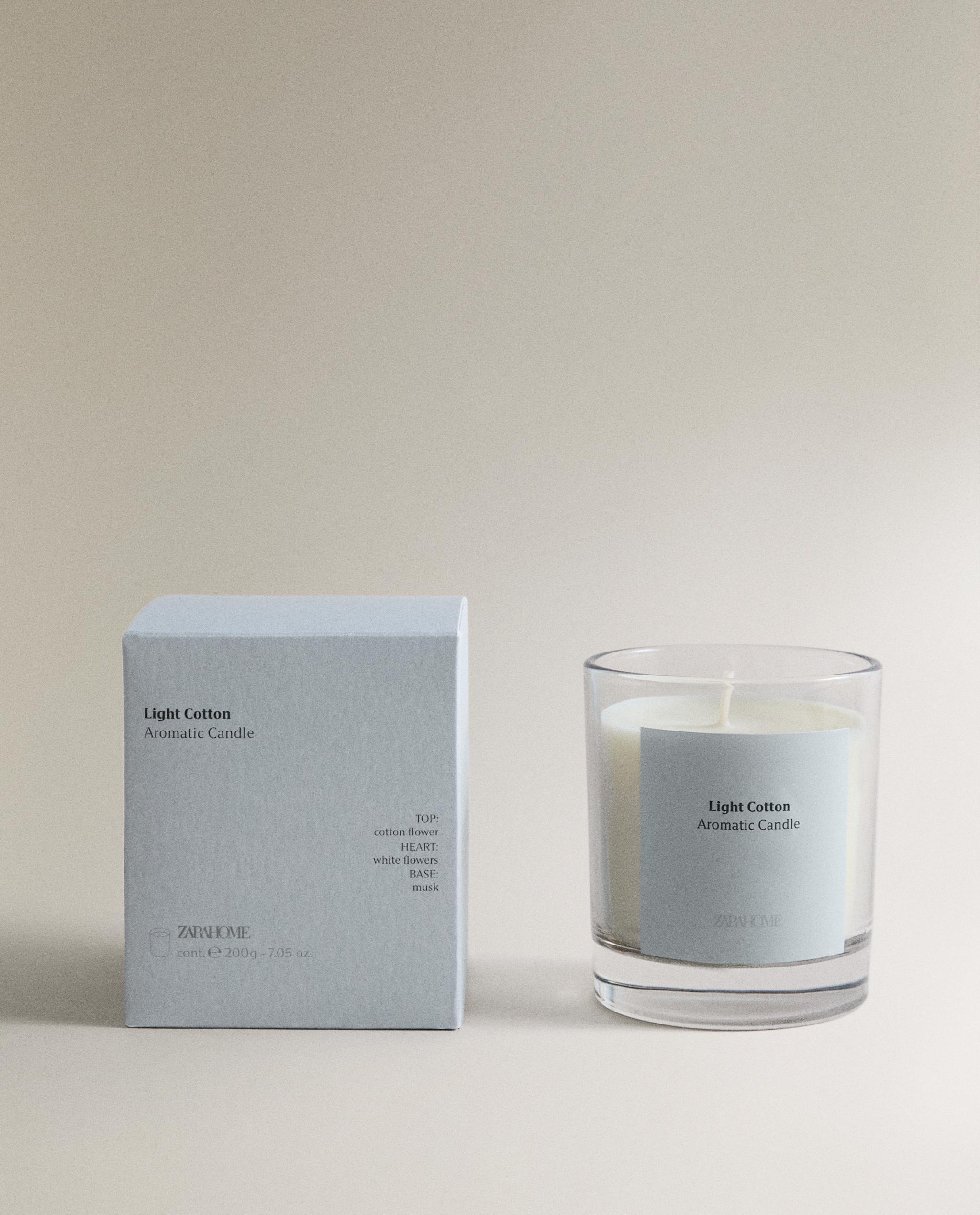 (200 G) LIGHT COTTON SCENTED CANDLE product thumbnail 8
