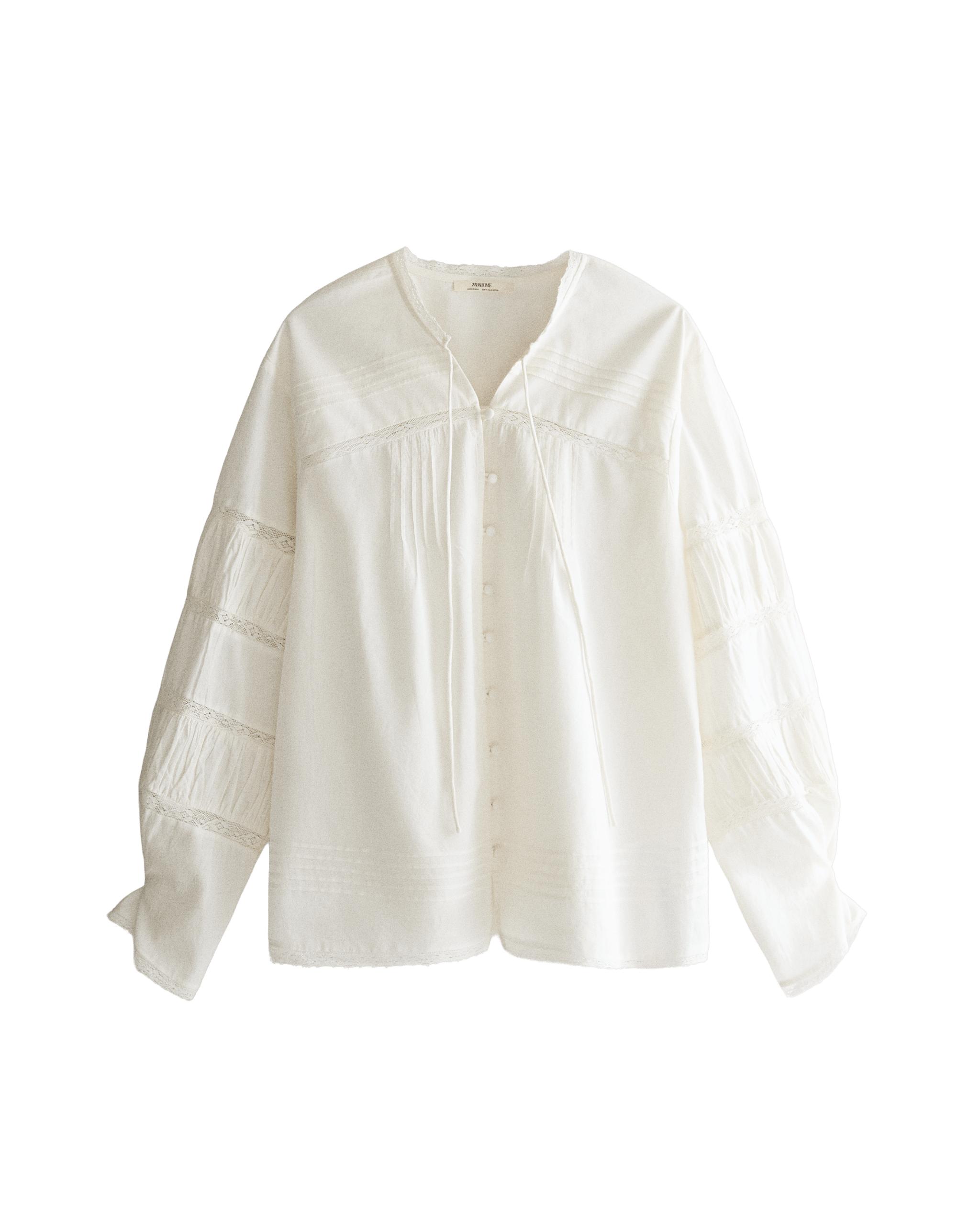 LACE COTTON SHIRT product thumbnail 5