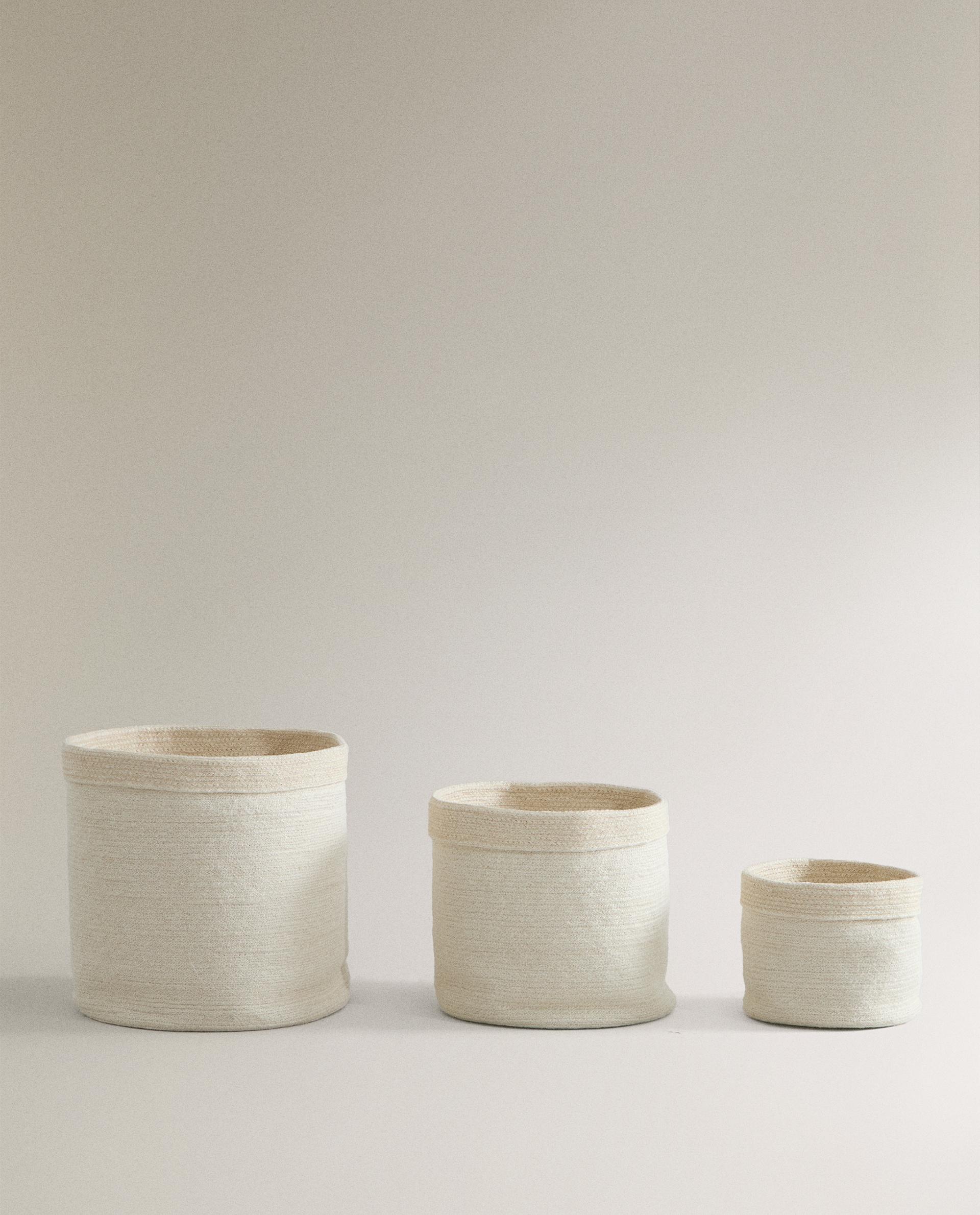 ジュートバスケット ラウンド | Zara Home 日本/Japan ジュートバスケット ラウンド | Zara Home 日本/Japan