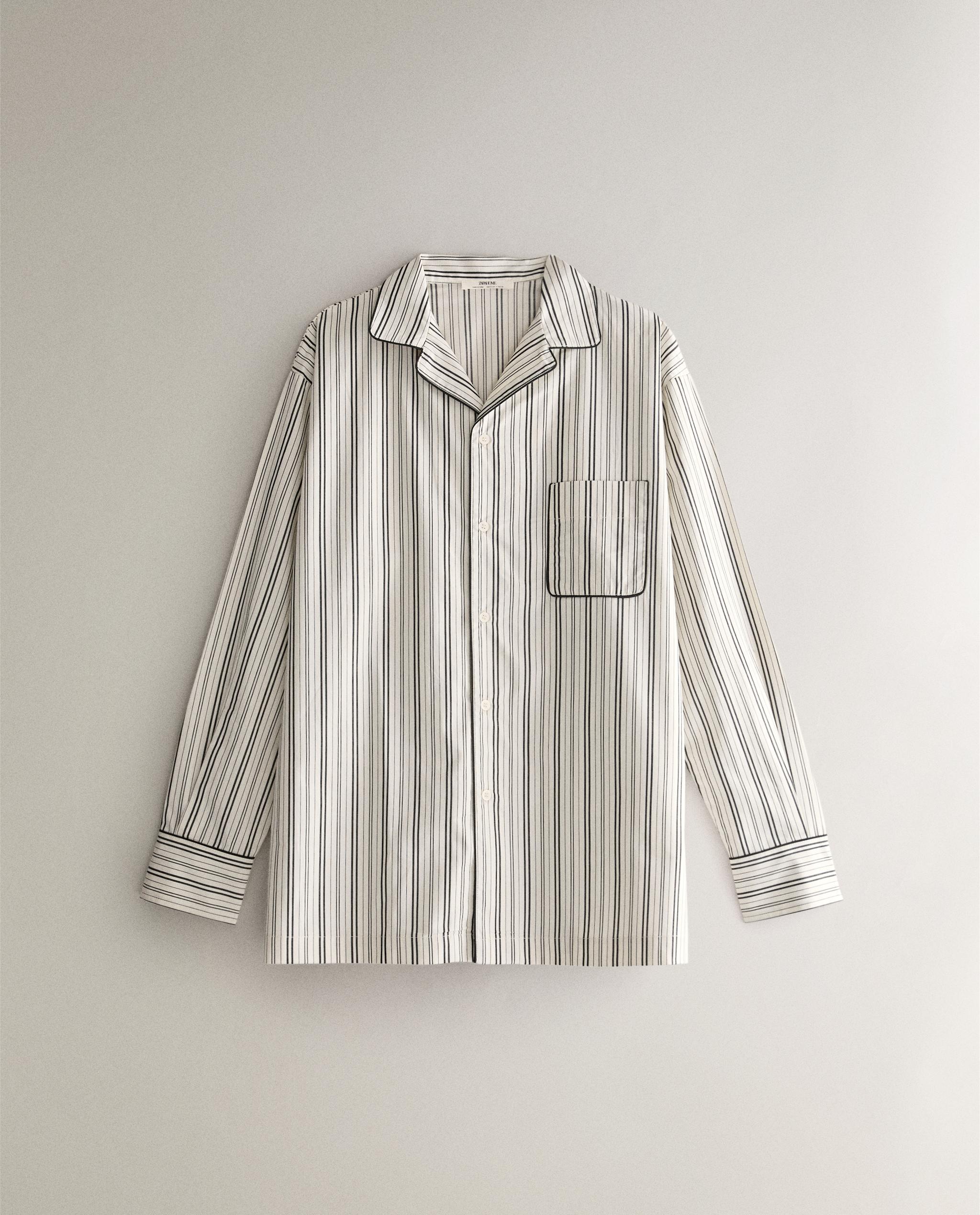 STRIPED COTTON SHIRT product thumbnail 7