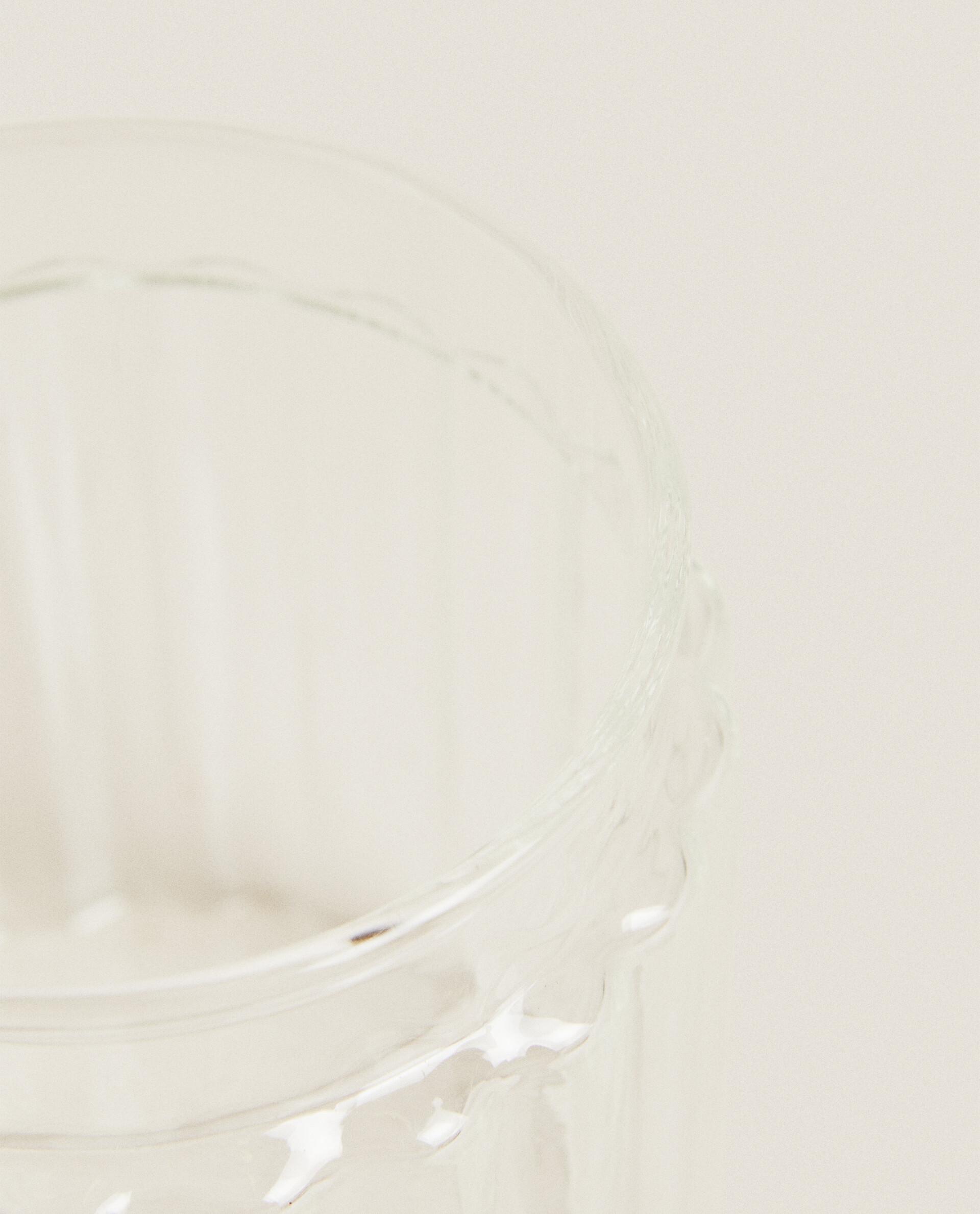 BOROSILICATE GLASS AND WOOD SUGAR BOWL product thumbnail 2