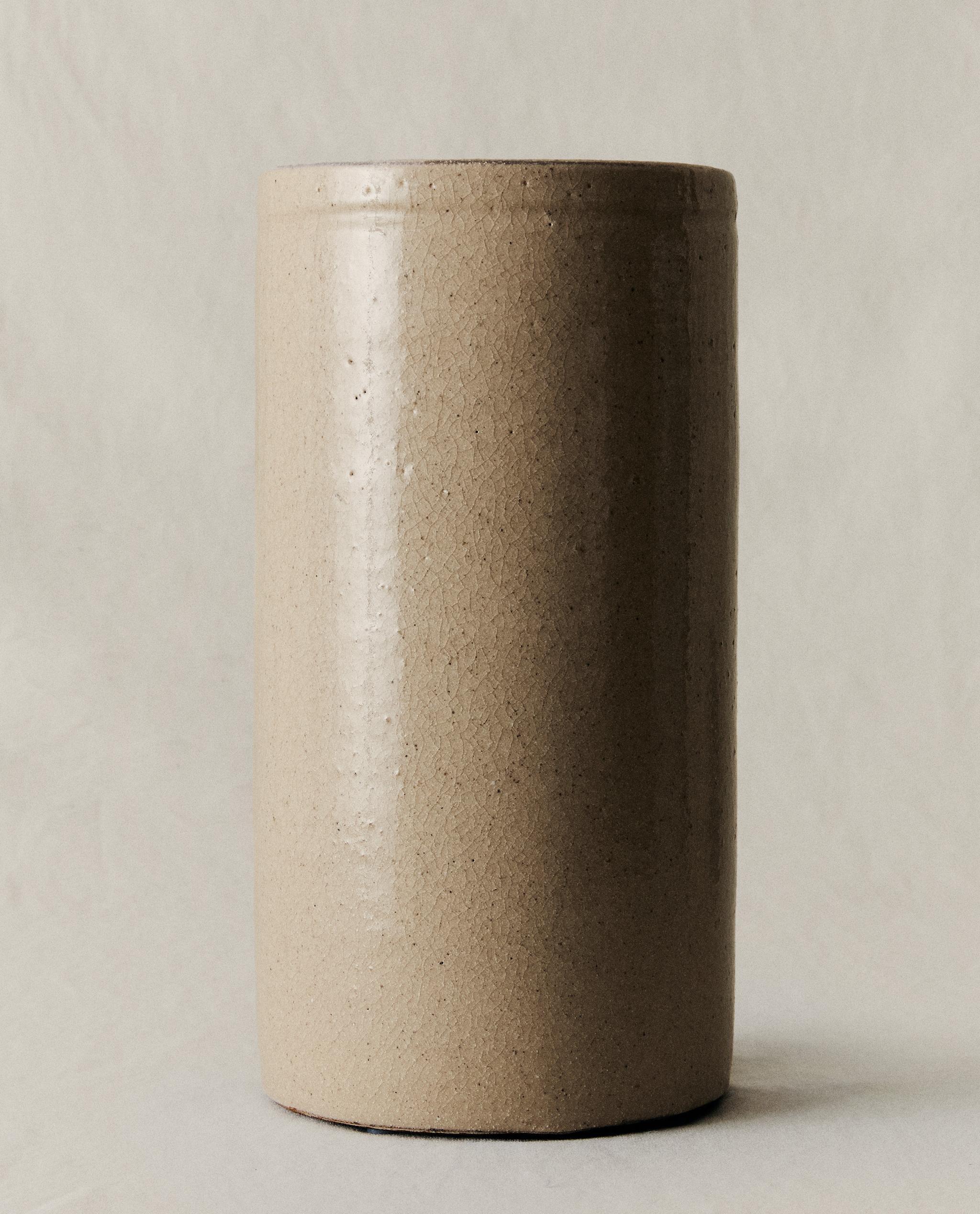 CYLINDRICAL CERAMIC VASE product thumbnail 8