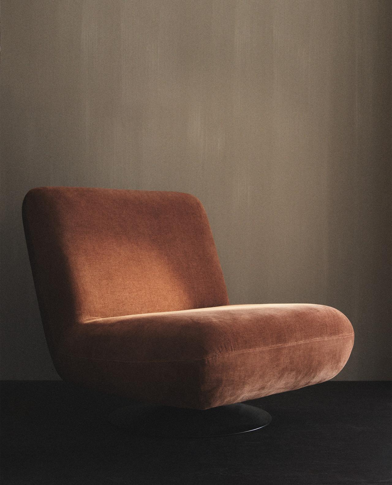 FAUTEUIL PIVOTANT IMITATION VELOURS | Zara Home France