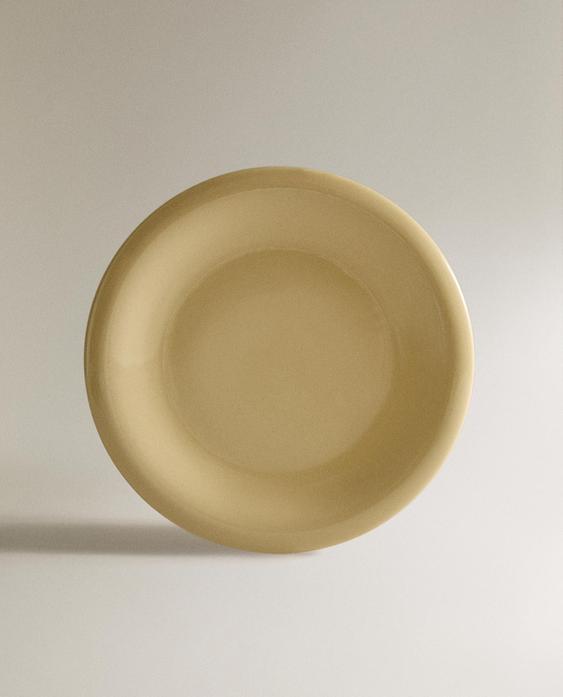 ENAMELLED STONEWARE DINNER PLATE